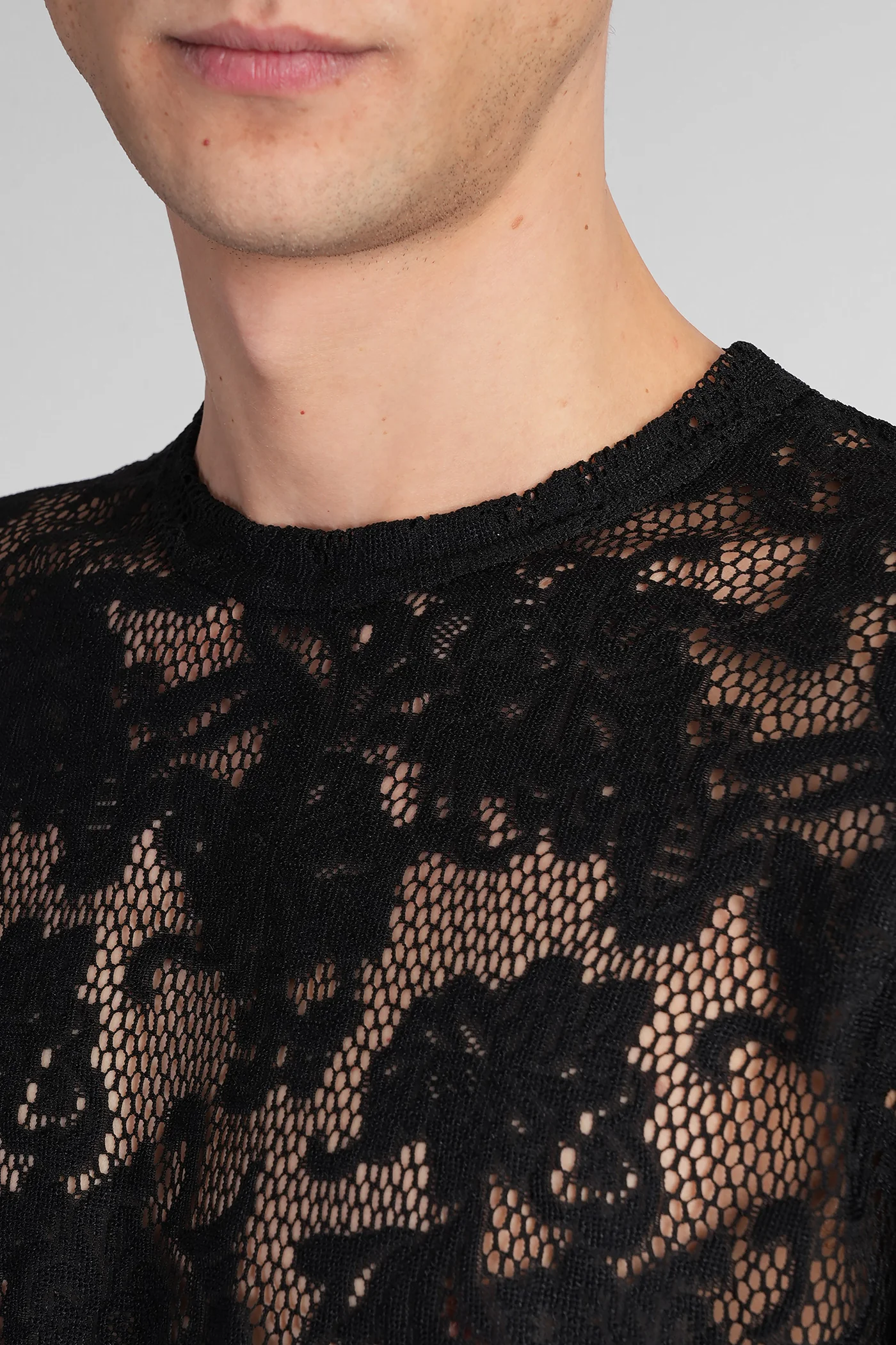 T-Shirt in black polyester - Image 5