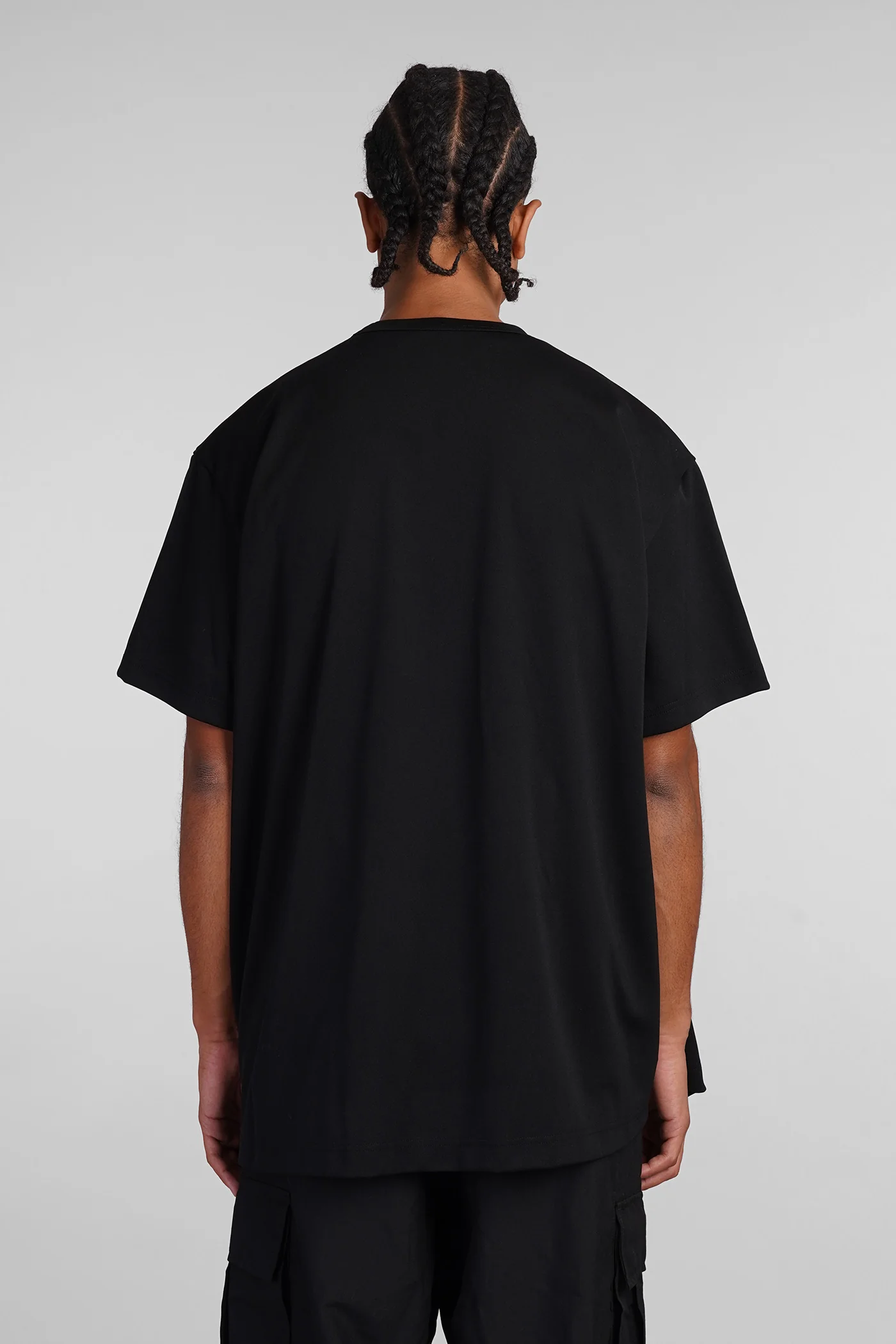 T-Shirt in black polyester - Image 3