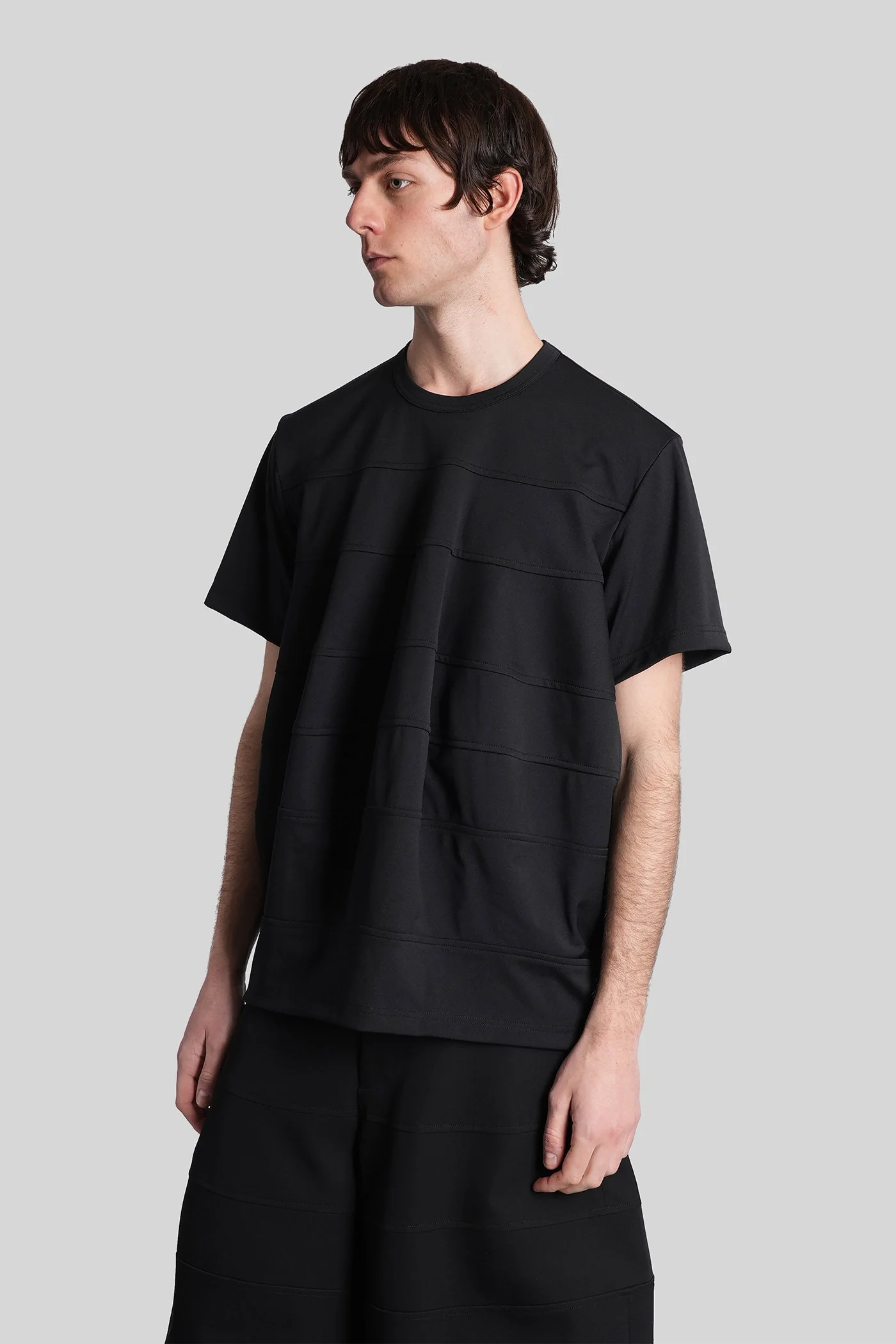 T-Shirt in black polyester - Image 4