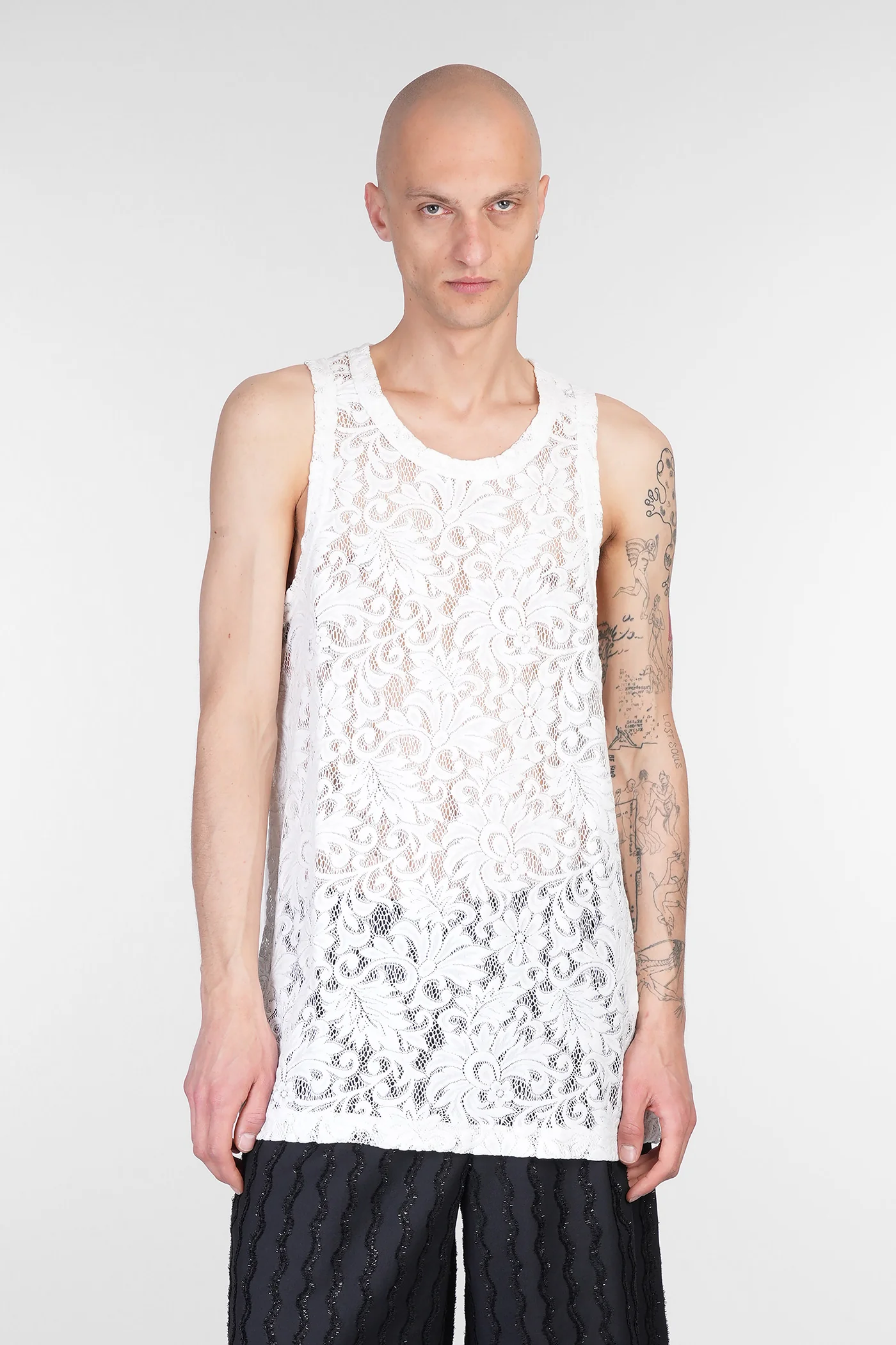 tank Top in white polyester
