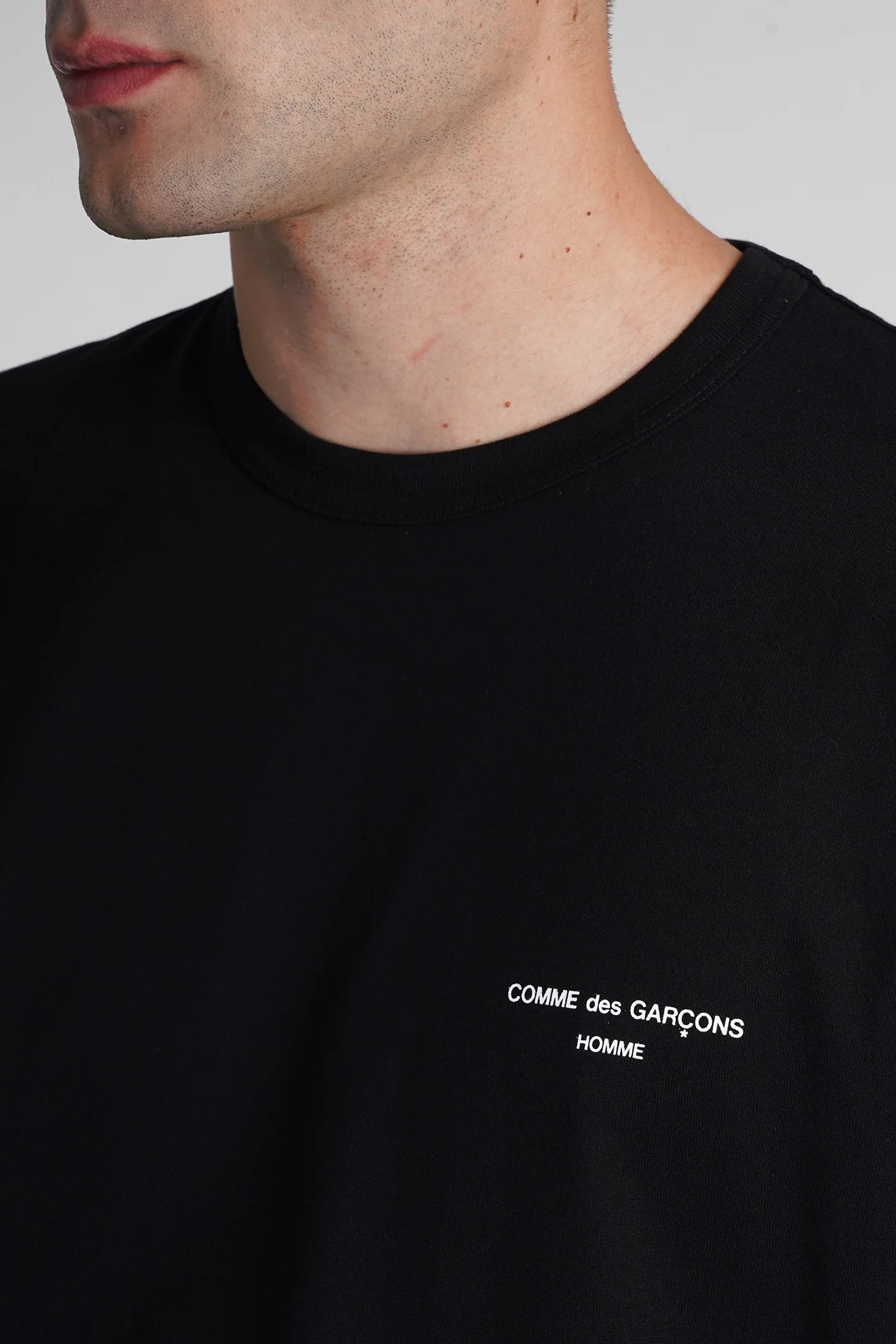 T-Shirt in black cotton - Image 5