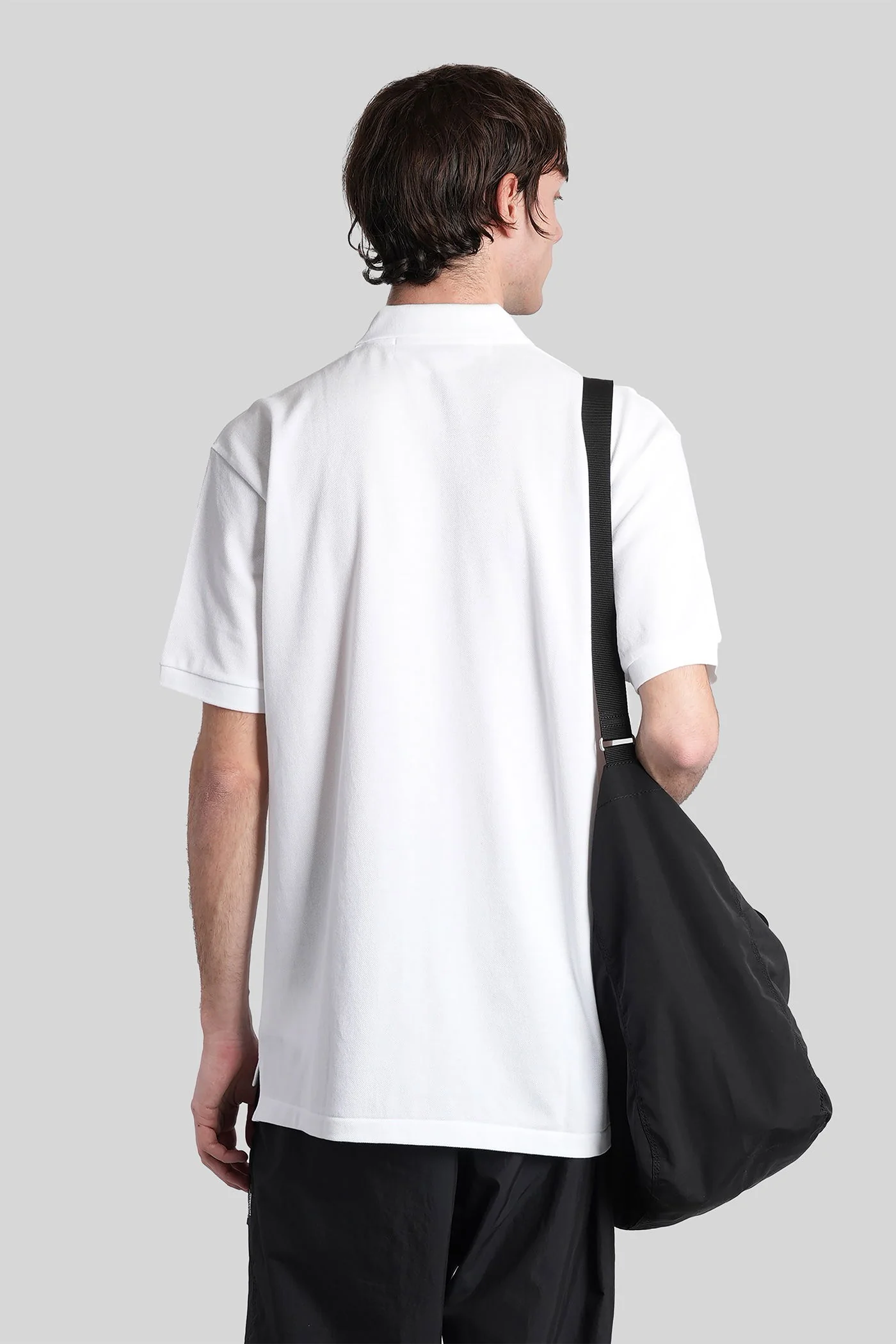 Polo in white cotton - Image 3