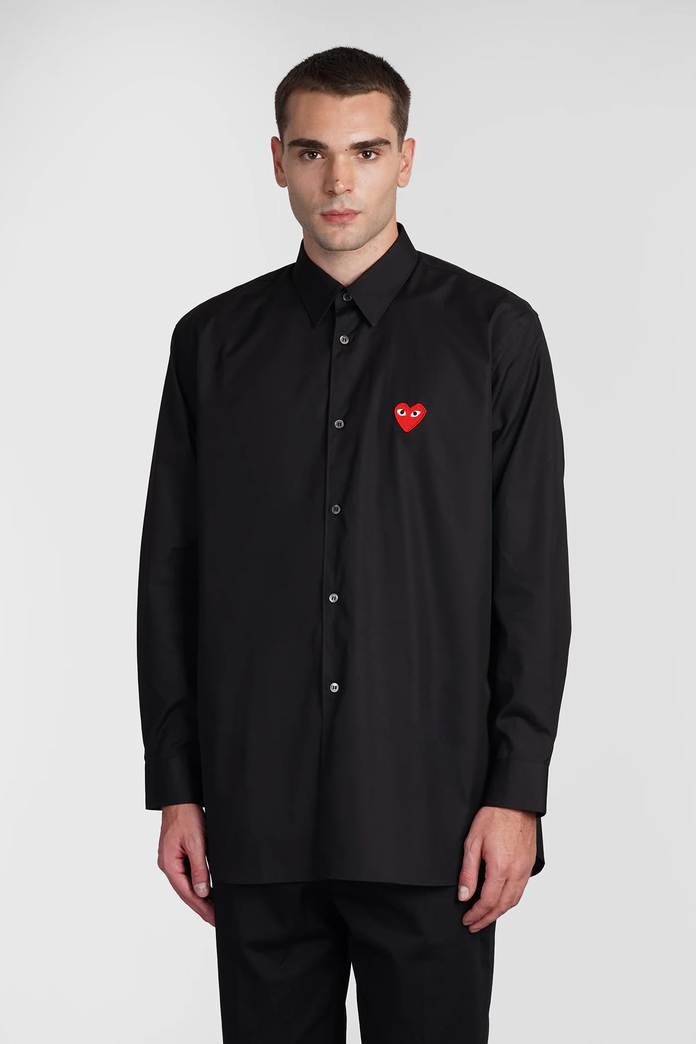 Shirt in black cotton - Image 11