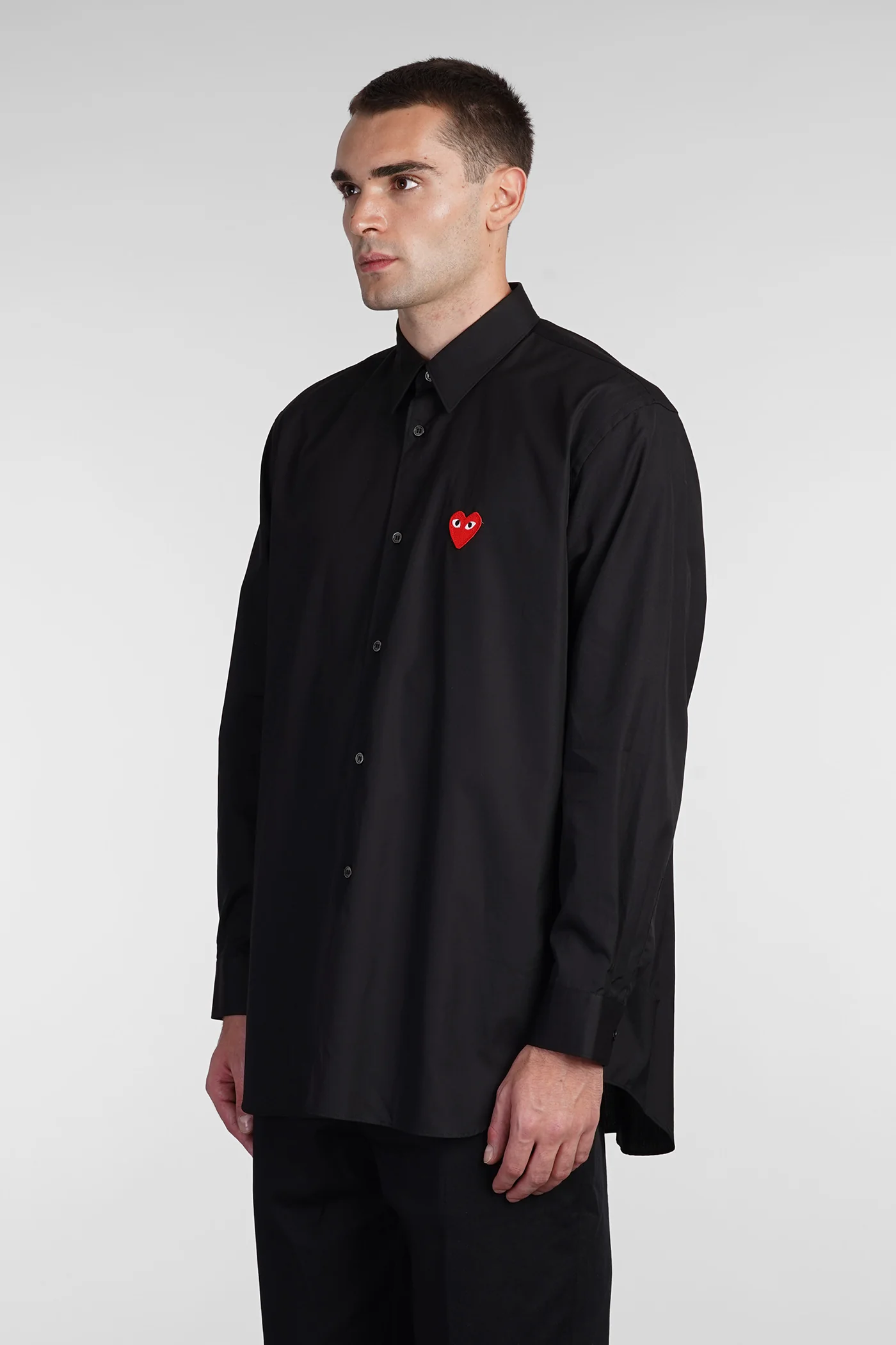 Shirt in black cotton - Image 14