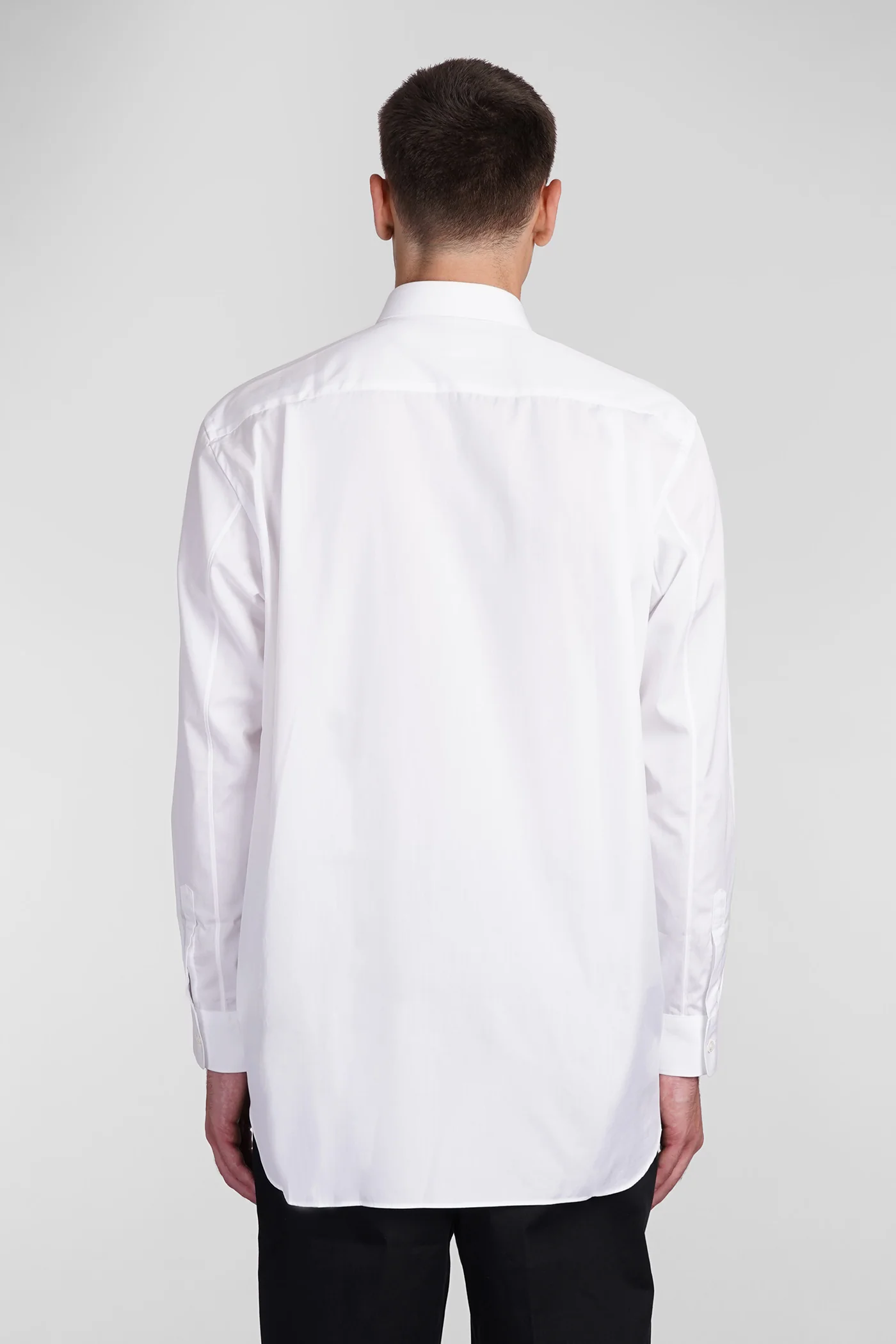 Shirt in white cotton - Image 3