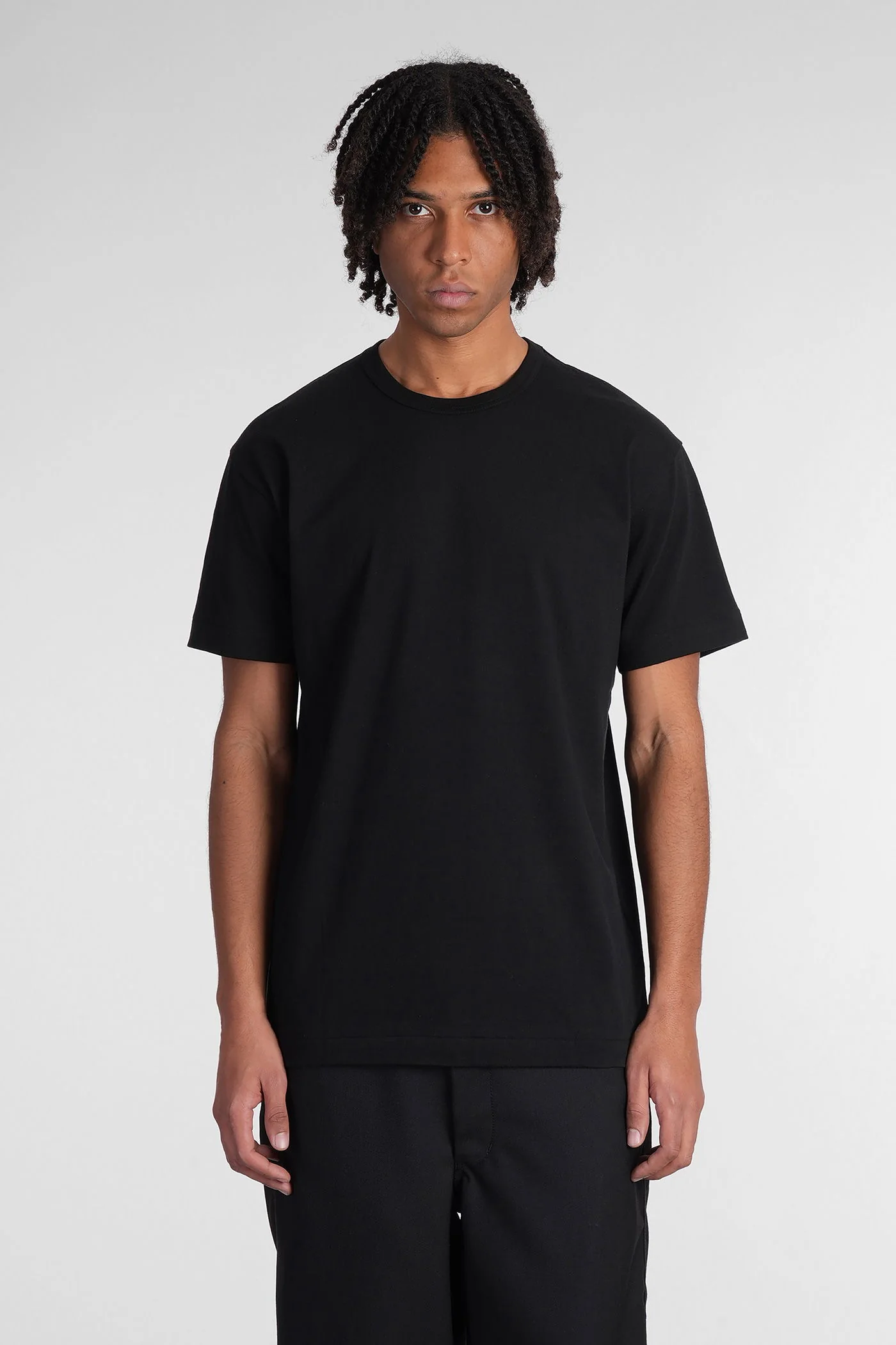 T-Shirt in black cotton