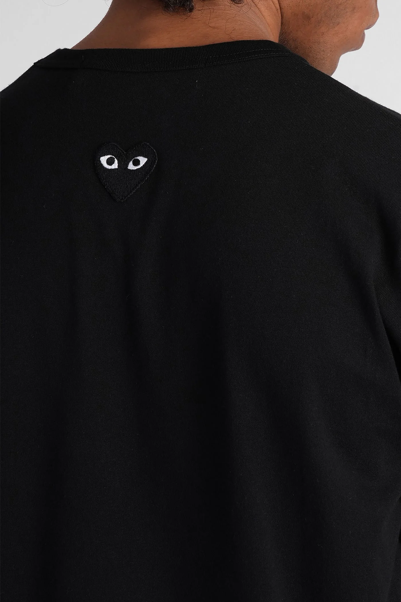T-Shirt in black cotton - Image 5