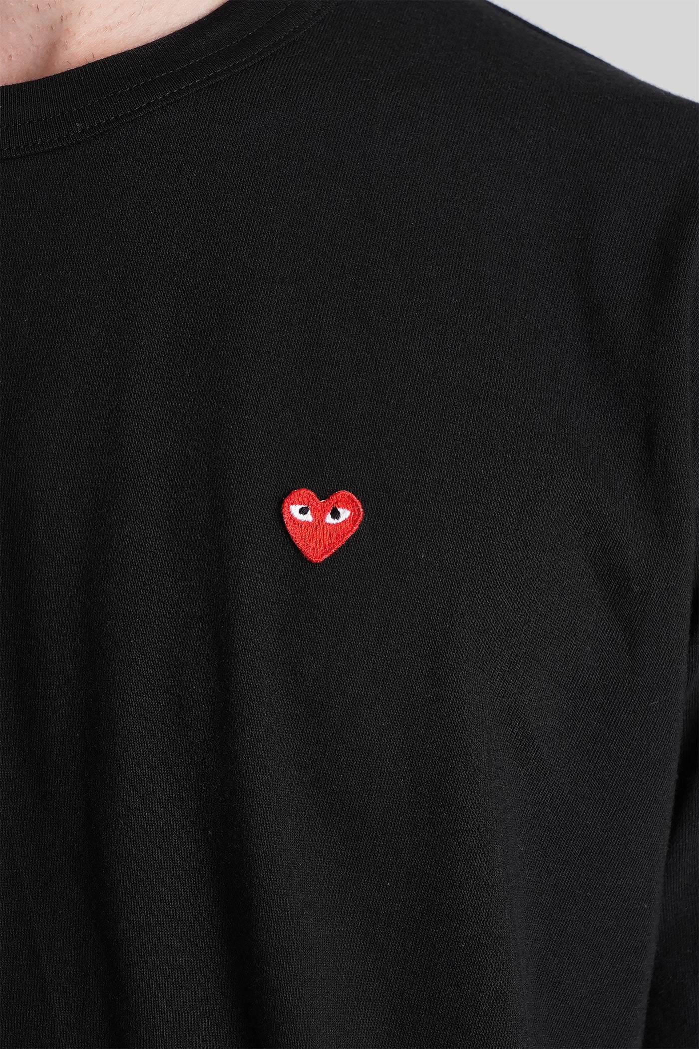 T-Shirt in black cotton - Image 5