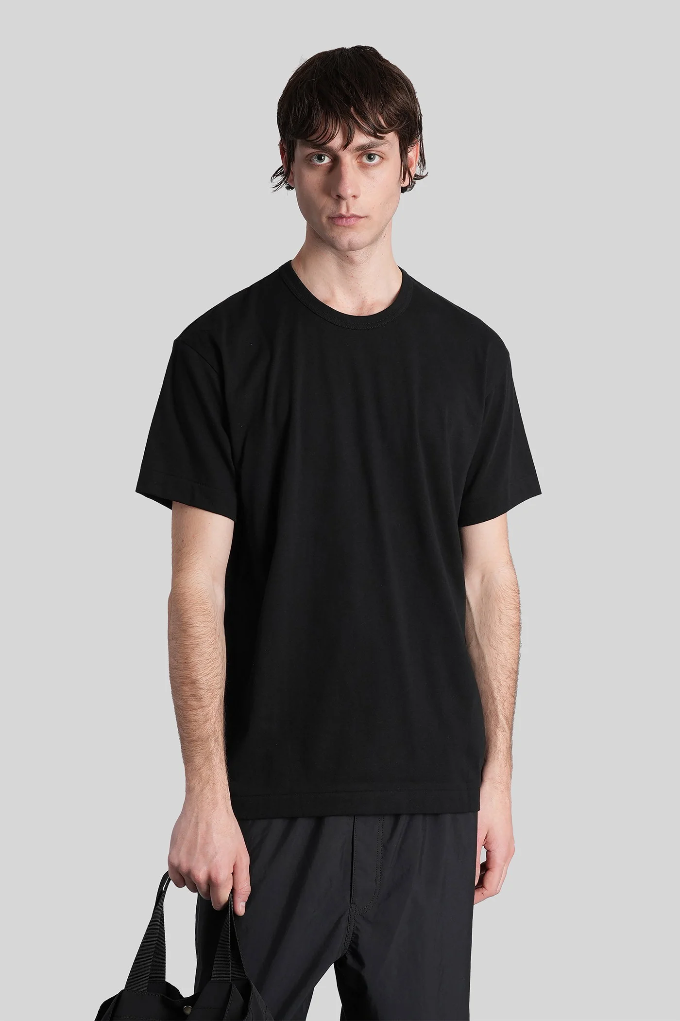 T-Shirt in black cotton