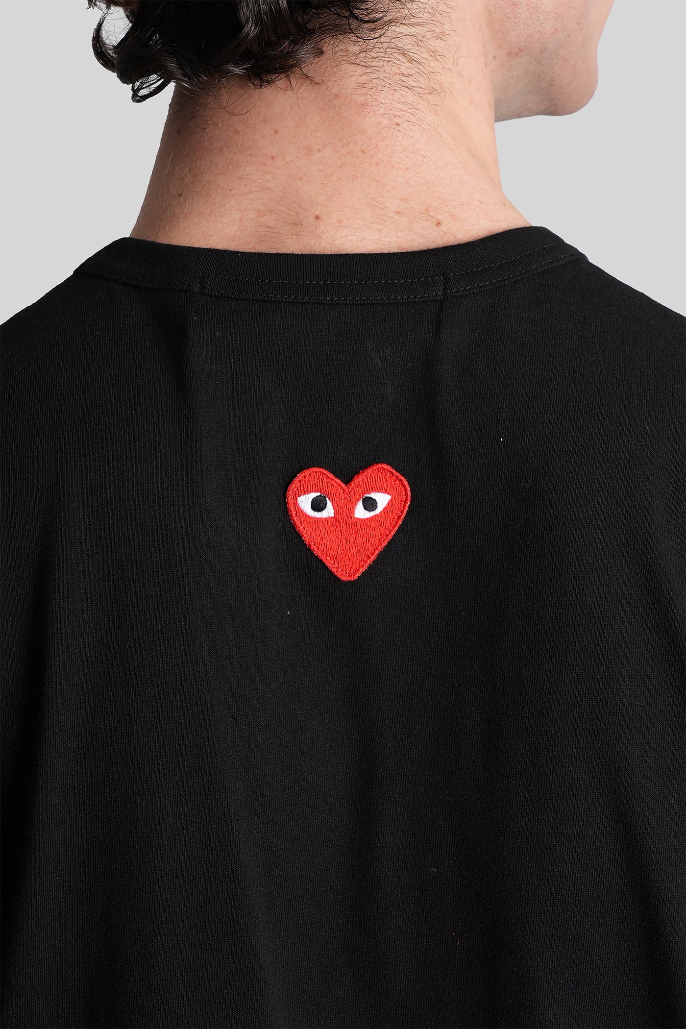 T-Shirt in black cotton - Image 5