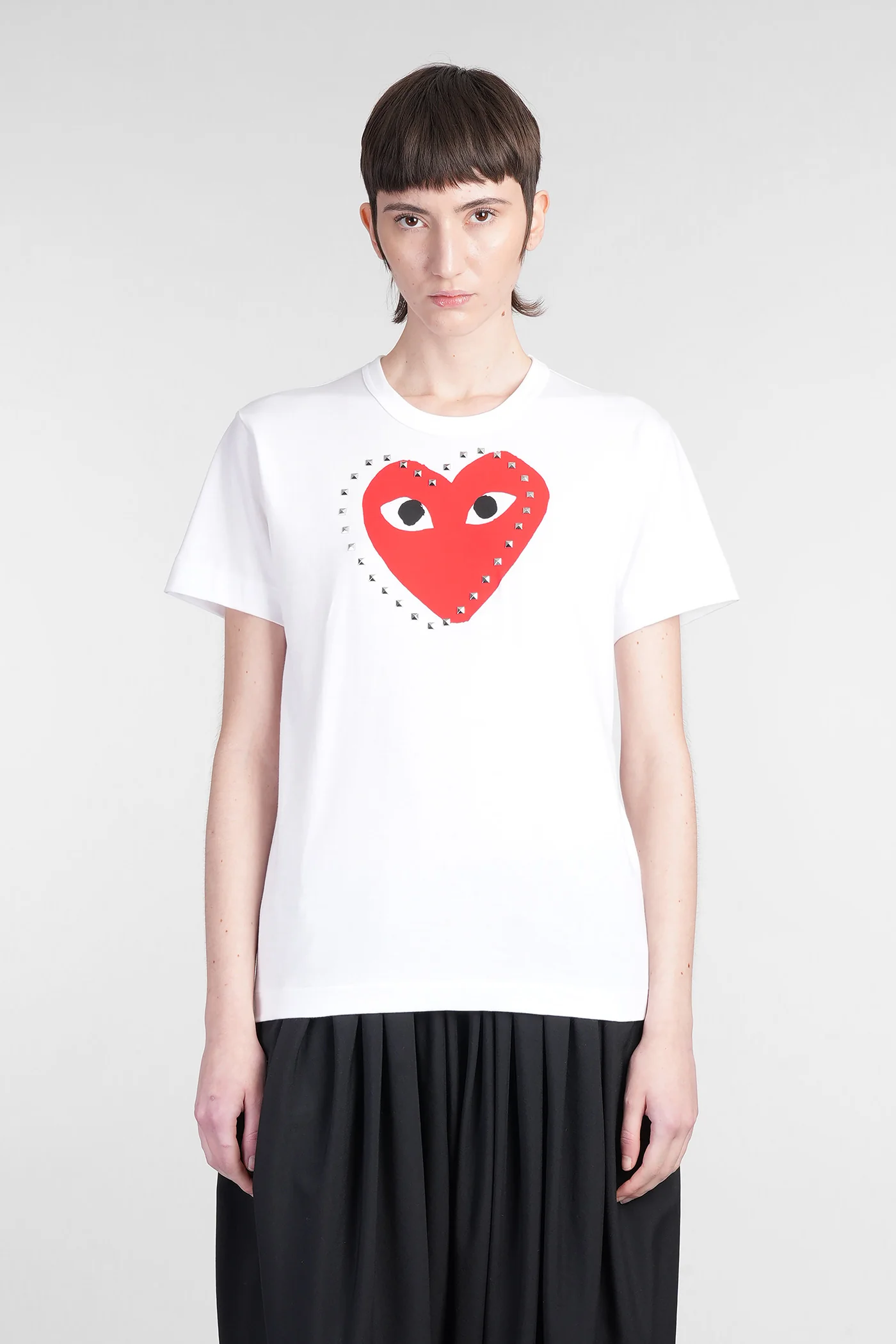 T-Shirt in white cotton
