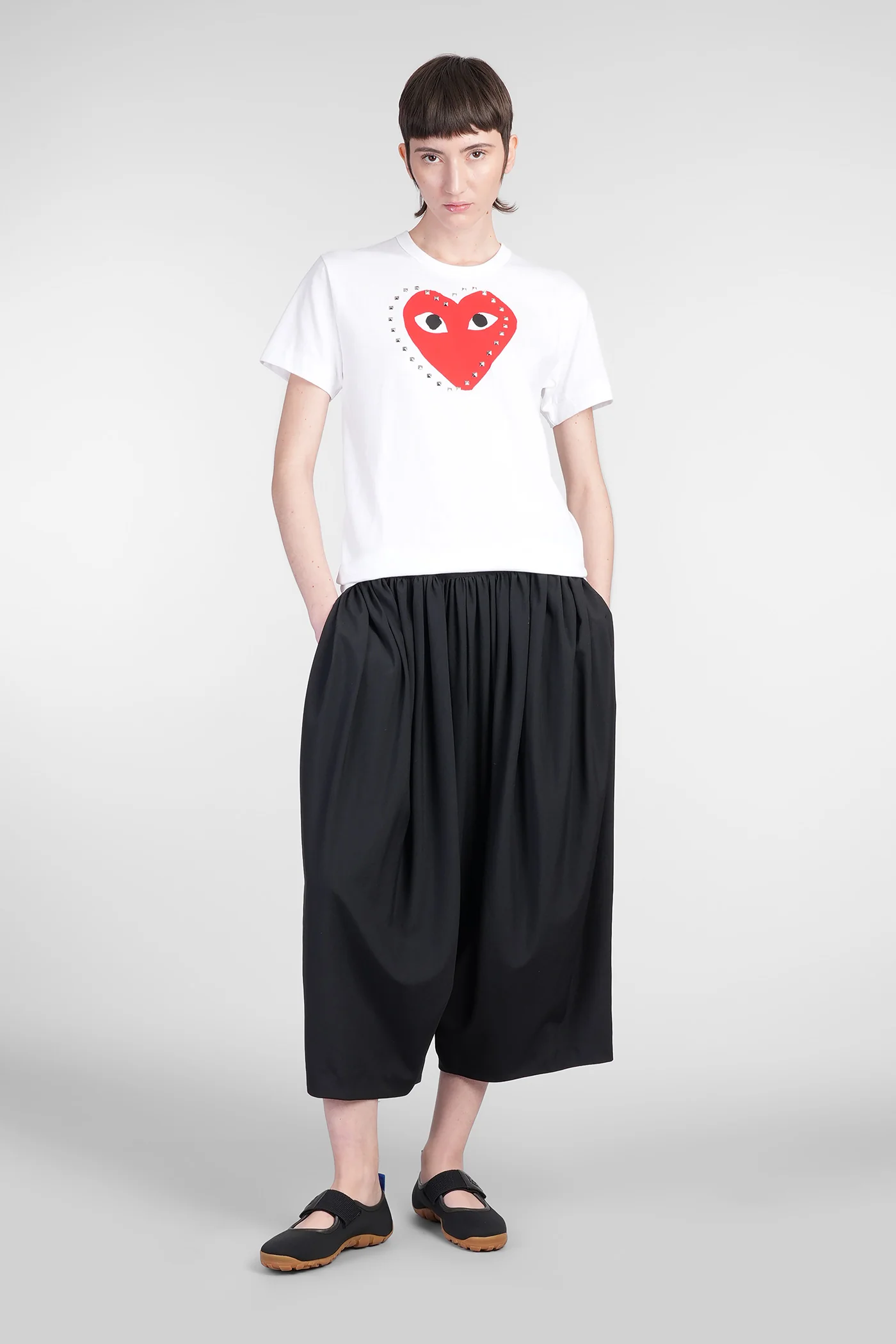 T-Shirt in white cotton - Image 2