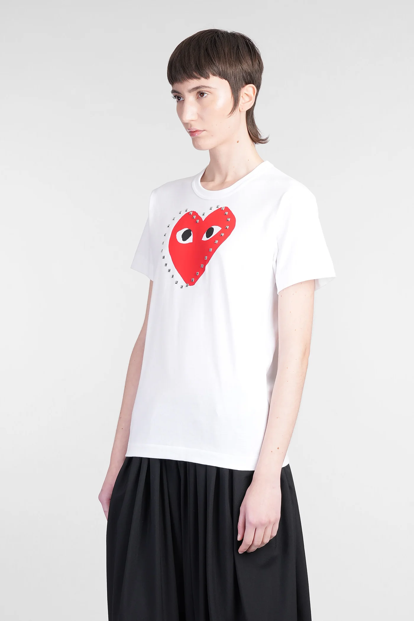 T-Shirt in white cotton - Image 3