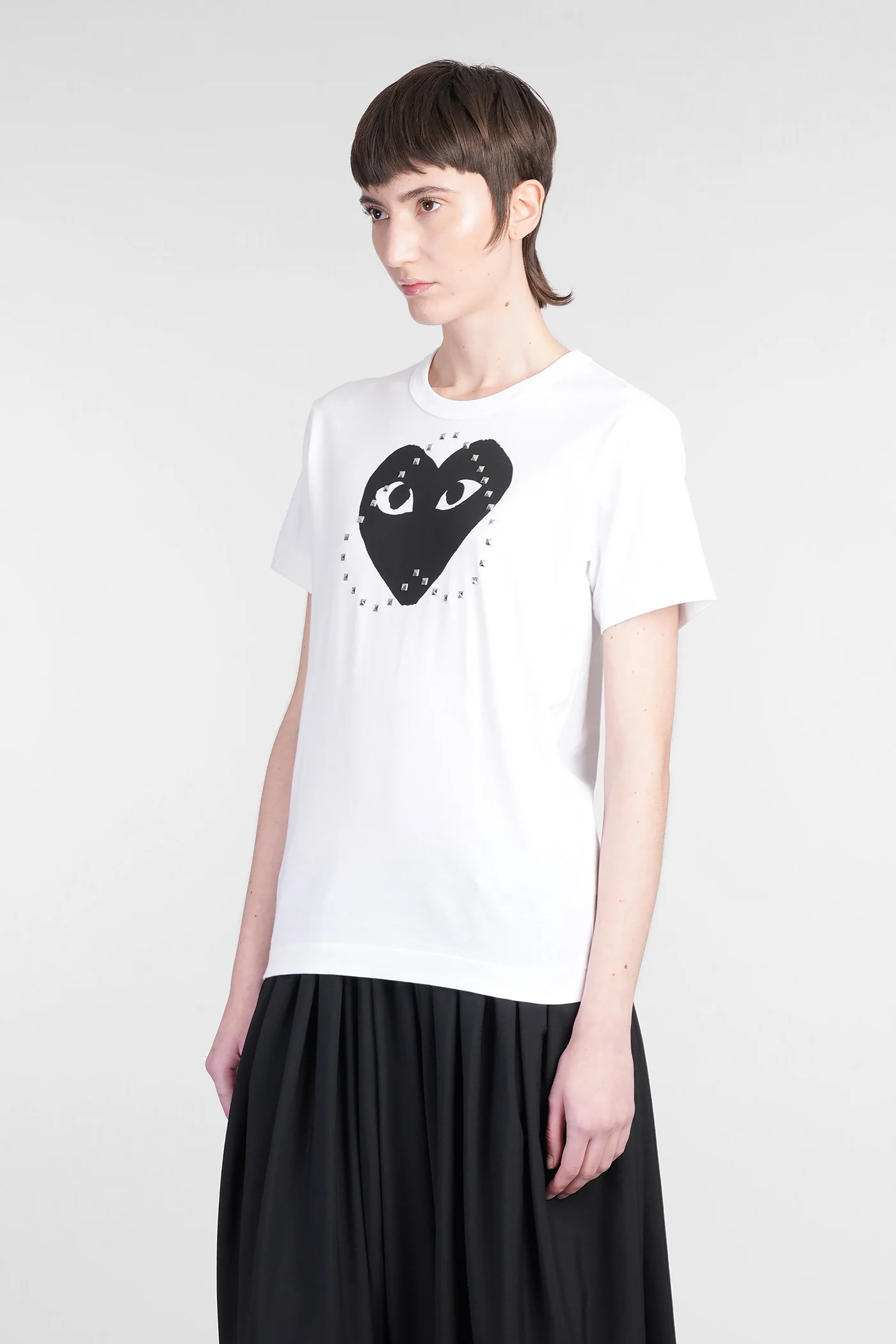 T-Shirt in white cotton - Image 4