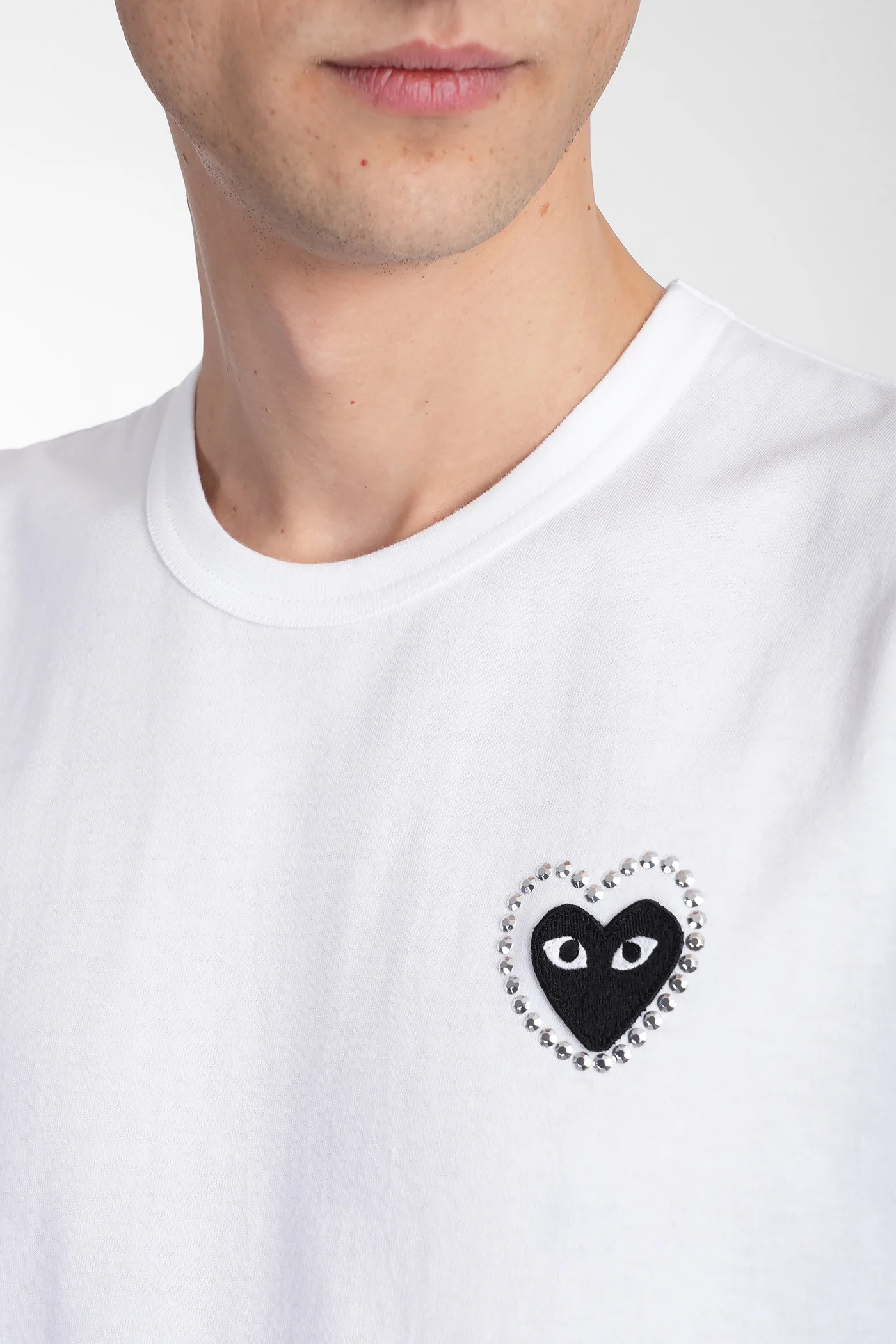 T-Shirt in white cotton - Image 5
