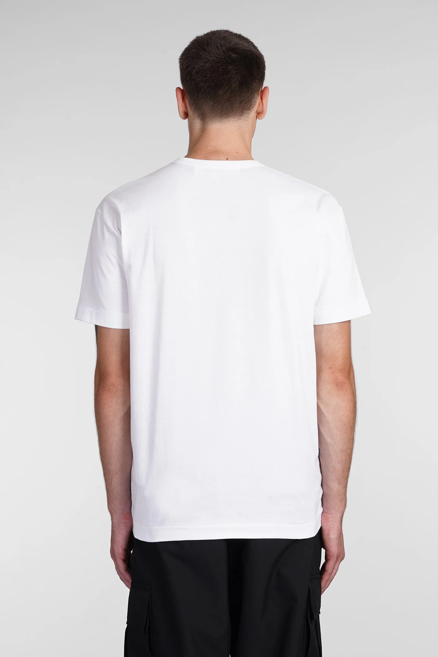 T-Shirt in white cotton - Image 3