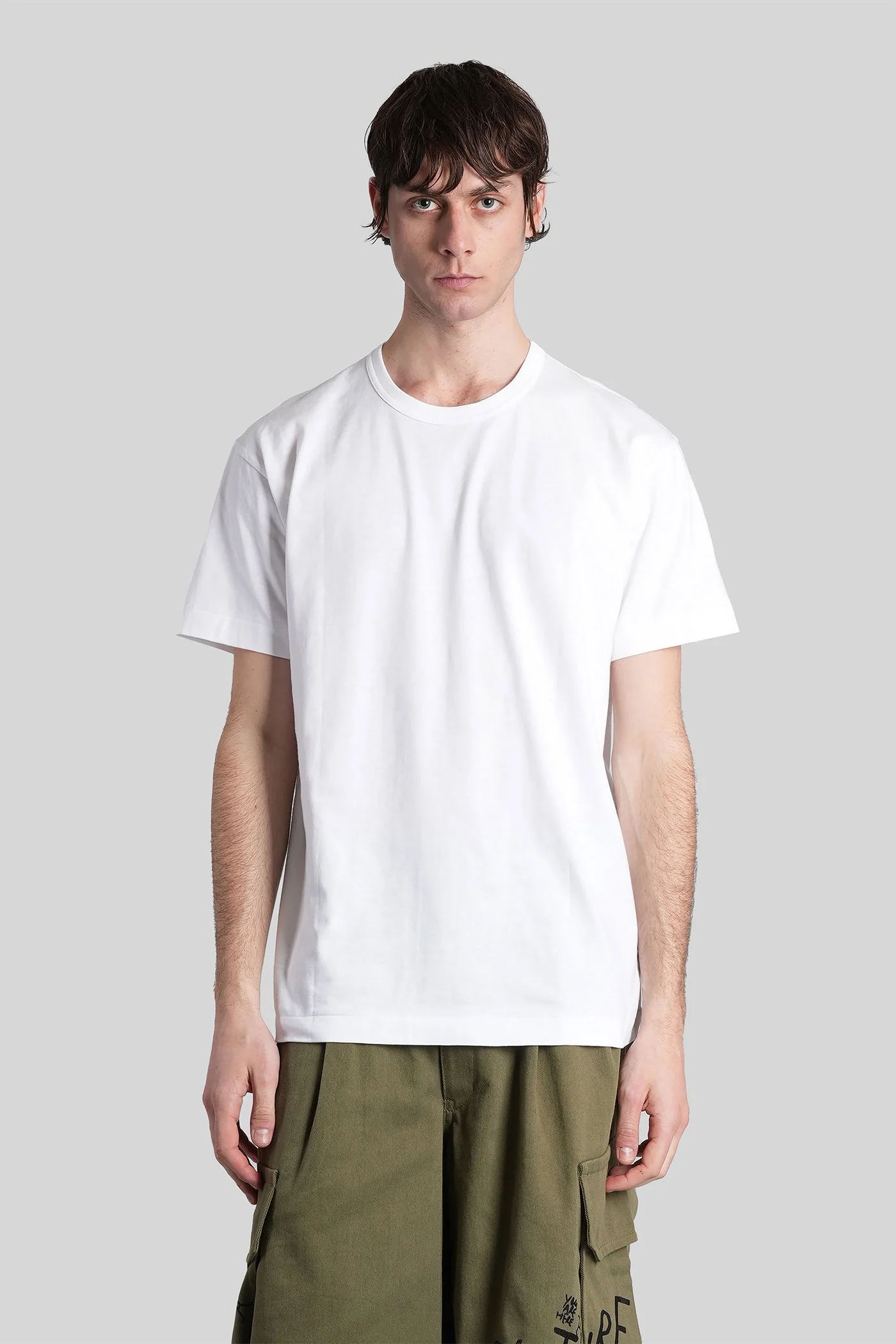 T-Shirt in white cotton