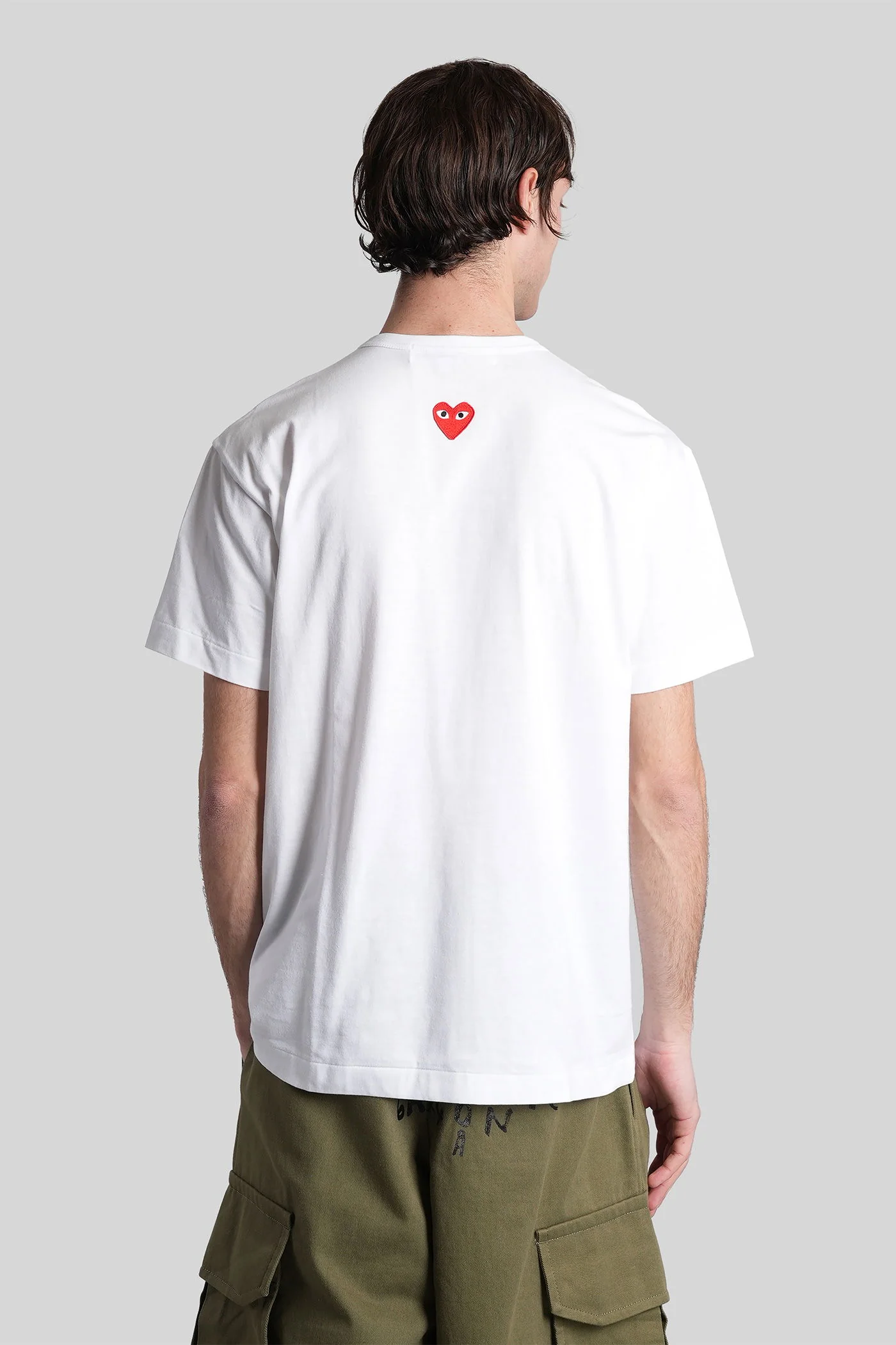 T-Shirt in white cotton - Image 3