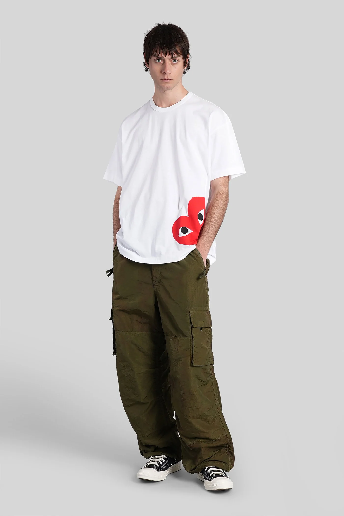 T-Shirt in white cotton - Image 2