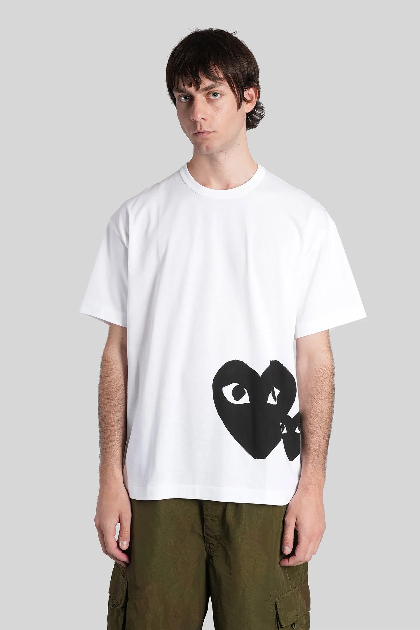 T-Shirt in white cotton