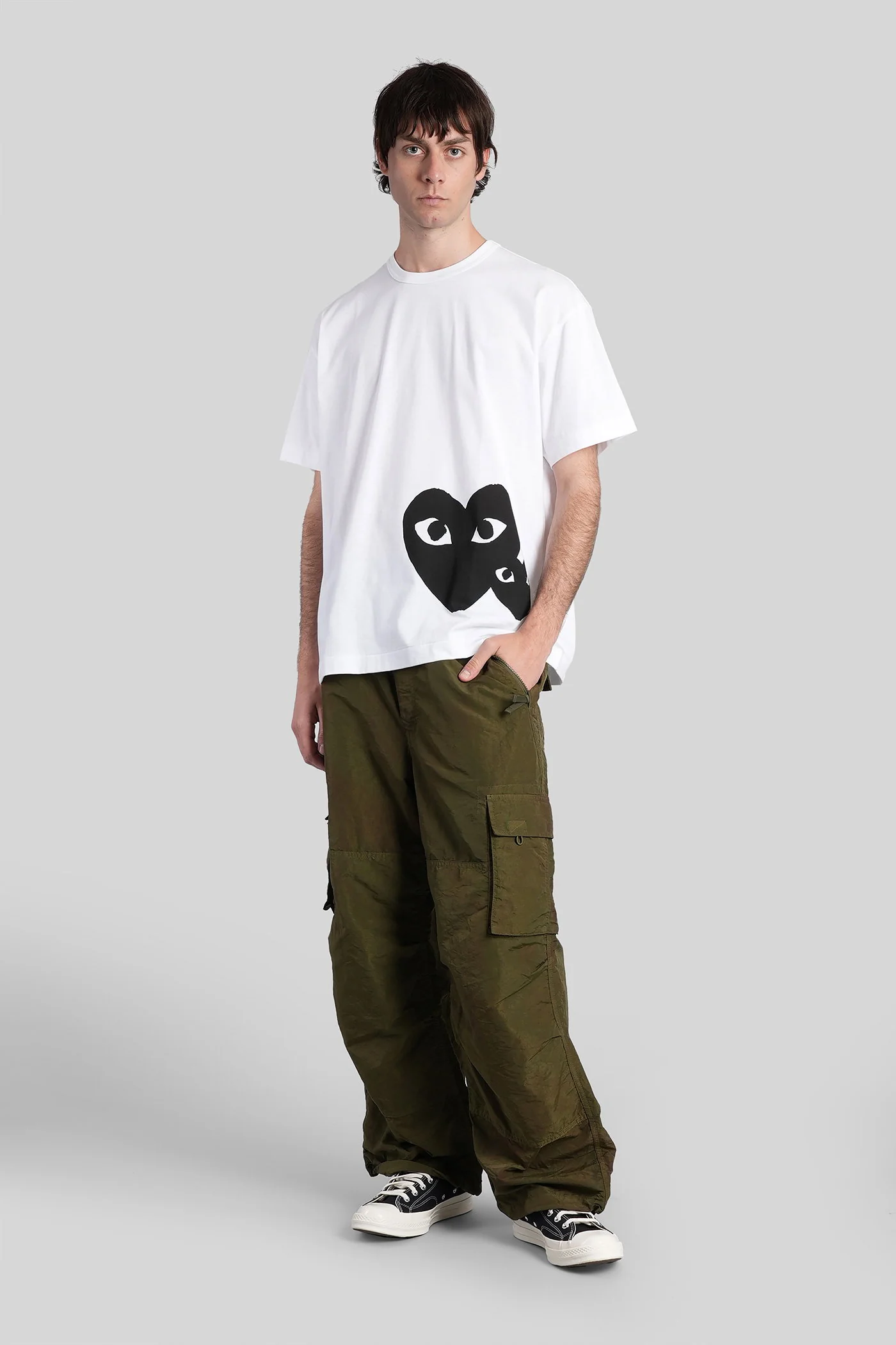 T-Shirt in white cotton - Image 2