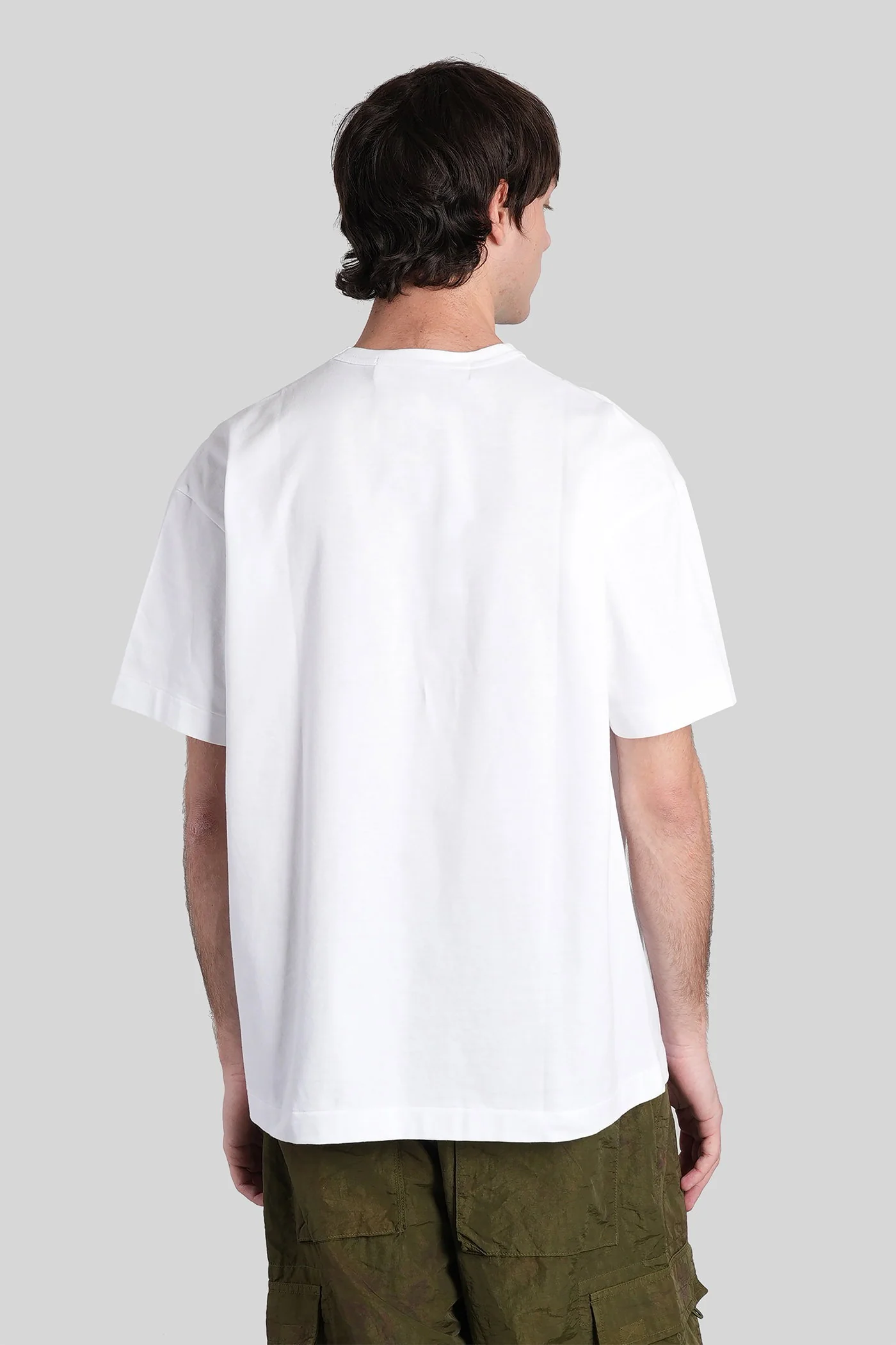 T-Shirt in white cotton - Image 3
