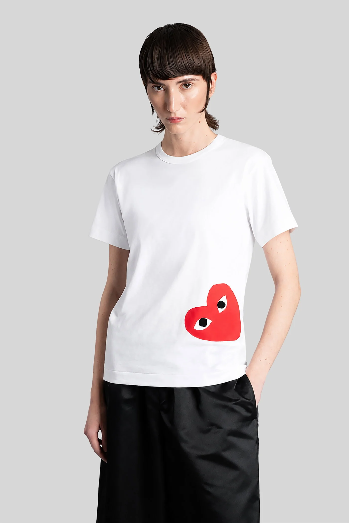 T-Shirt in white cotton