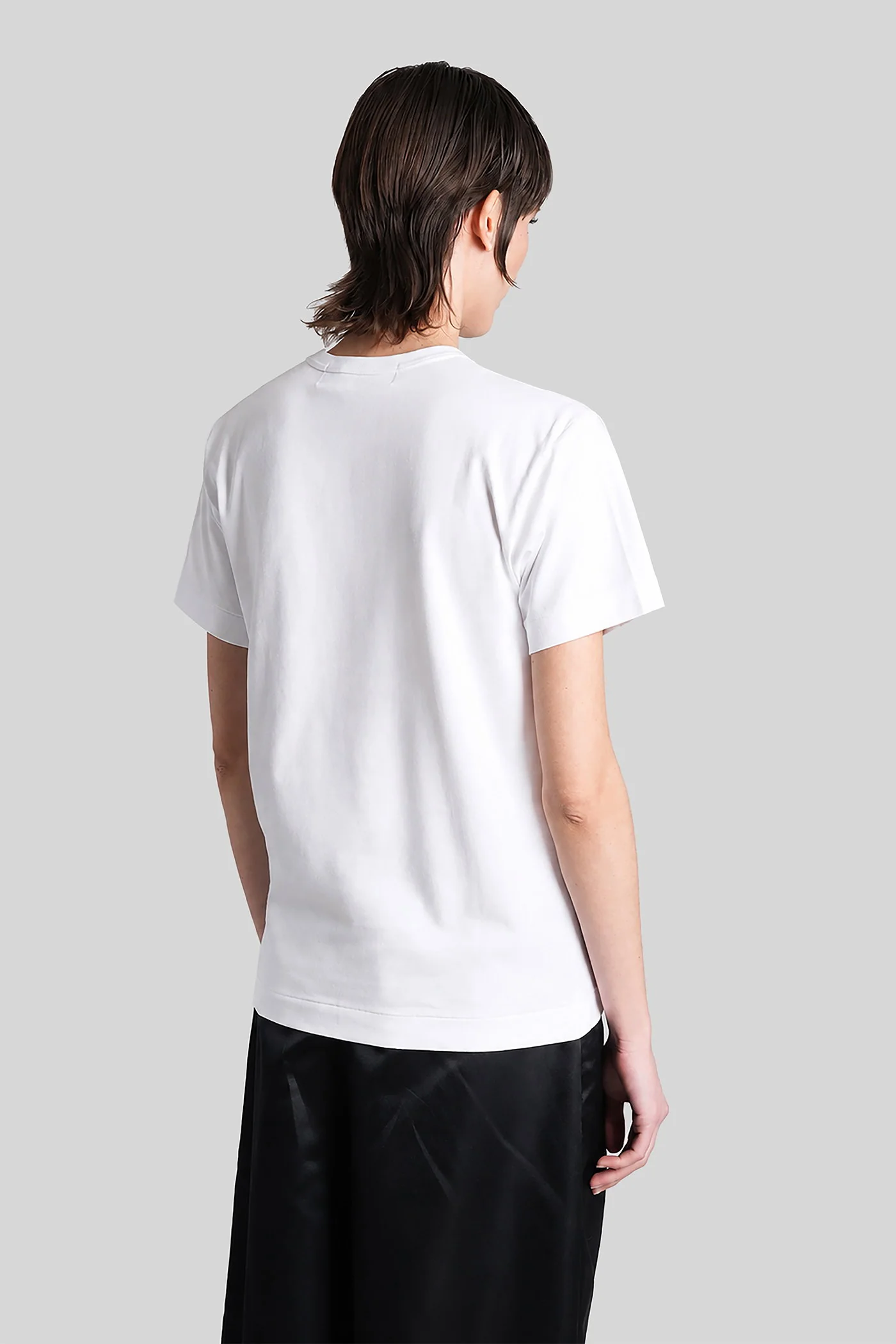 T-Shirt in white cotton - Image 3