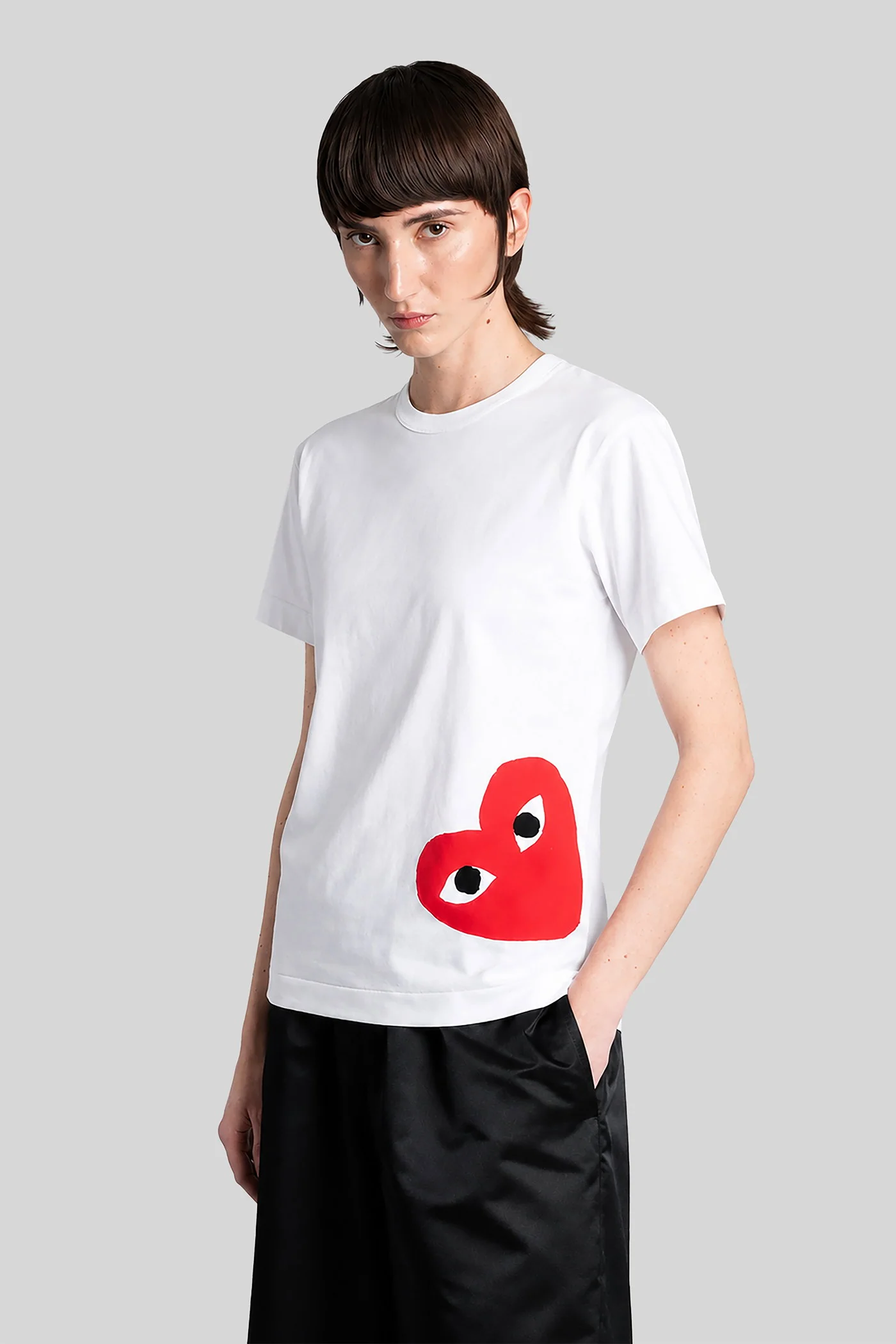 T-Shirt in white cotton - Image 4