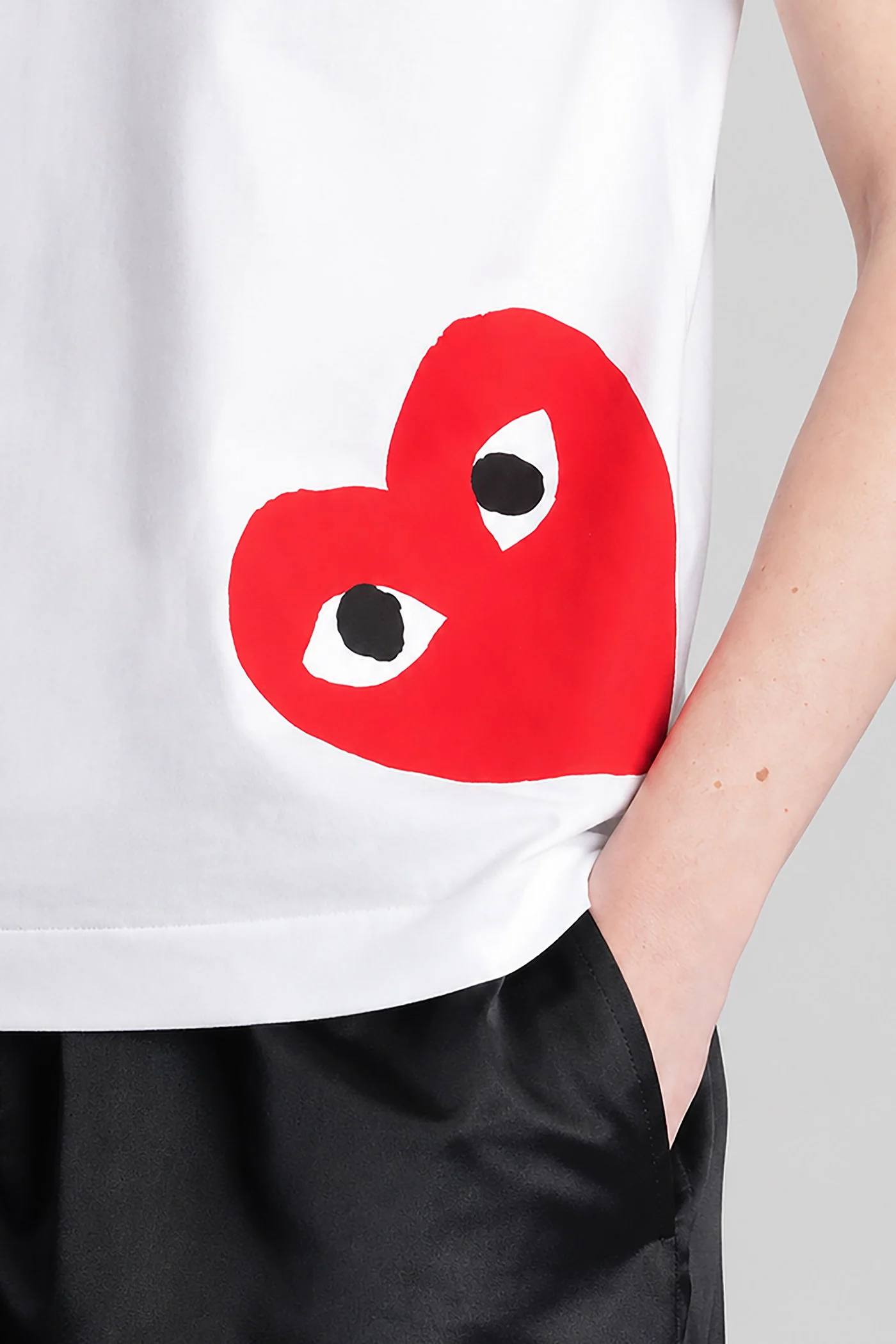 T-Shirt in white cotton - Image 5