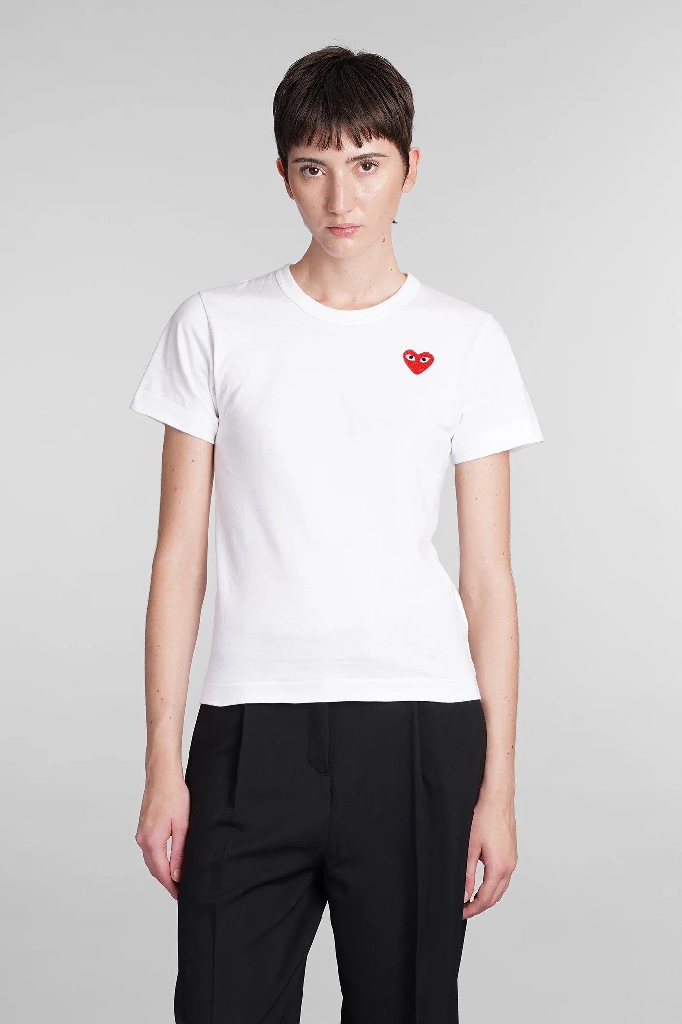 T-Shirt in white cotton