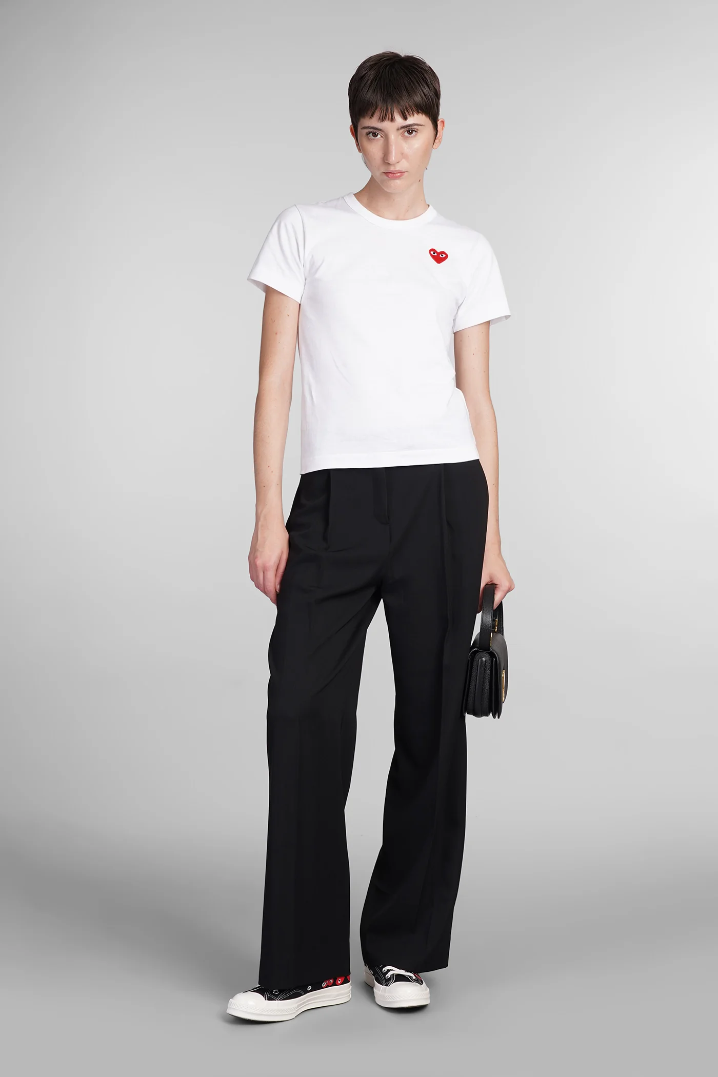 T-Shirt in white cotton - Image 2