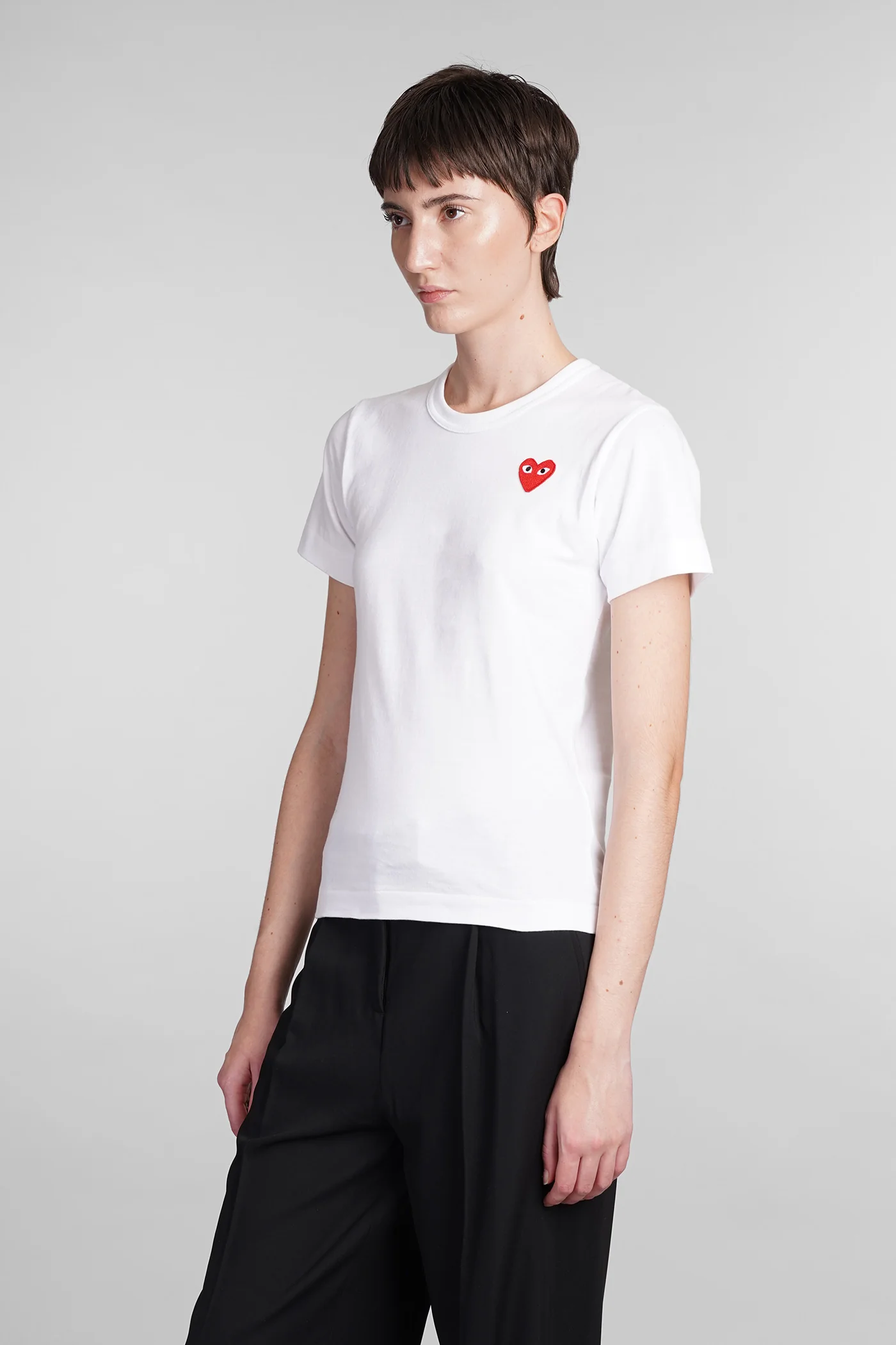 T-Shirt in white cotton - Image 4