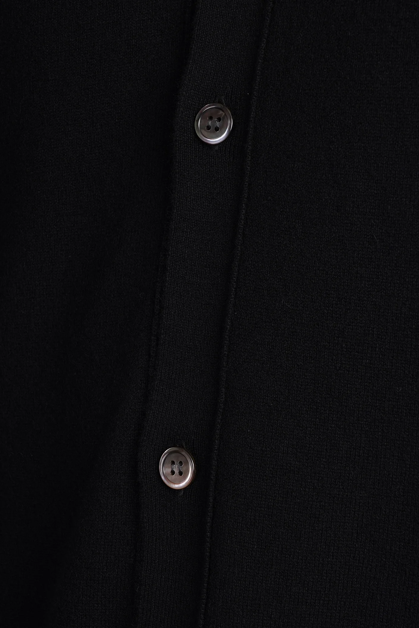 Cardigan in black wool - Image 5