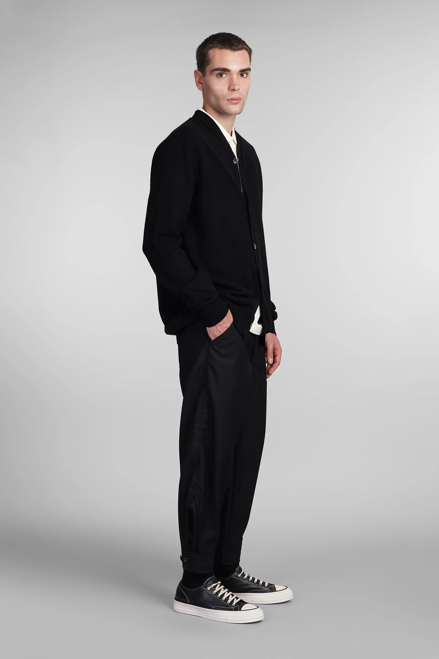 Pants in black wool - Image 2