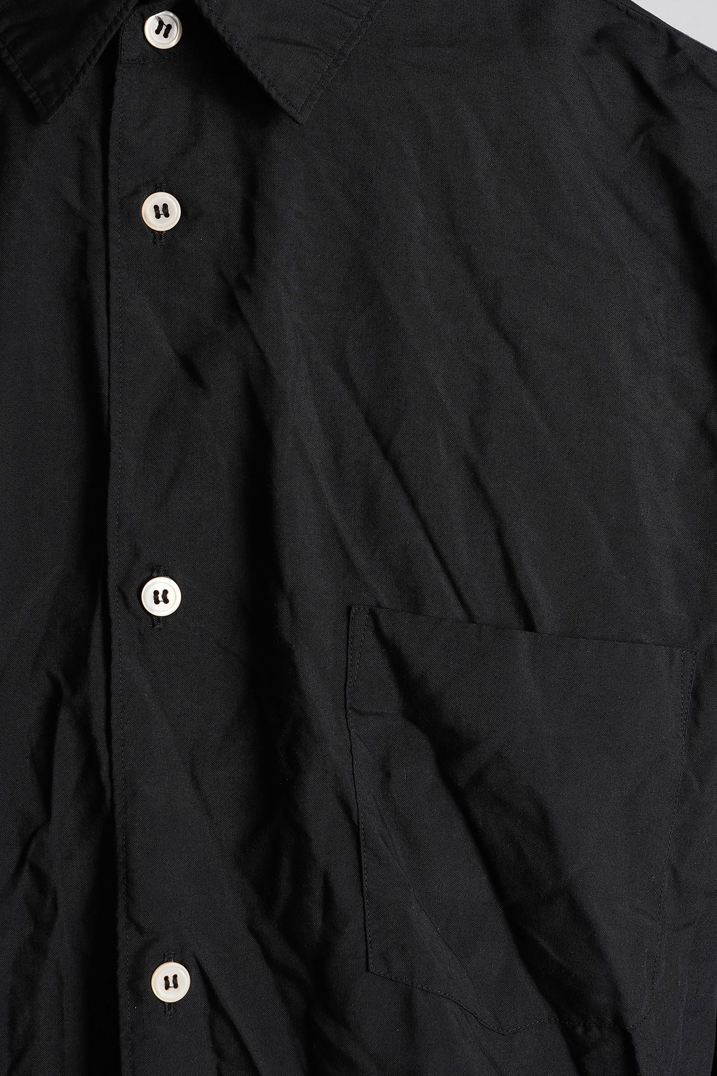 Shirt in black polyester - Image 4