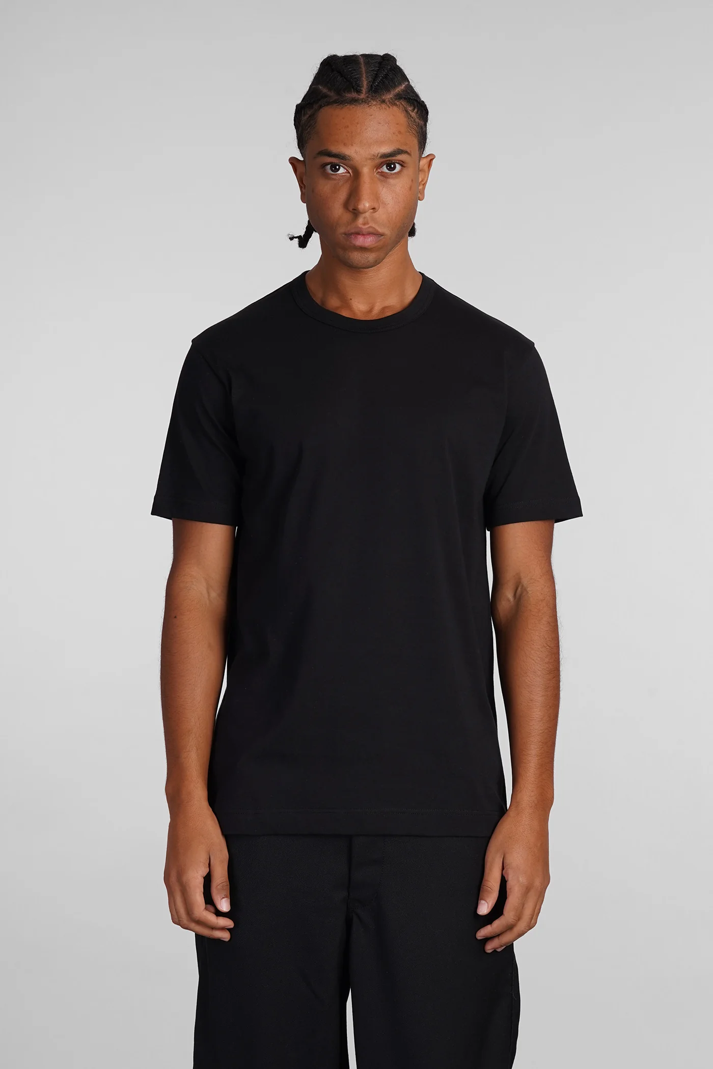 T-Shirt in black cotton