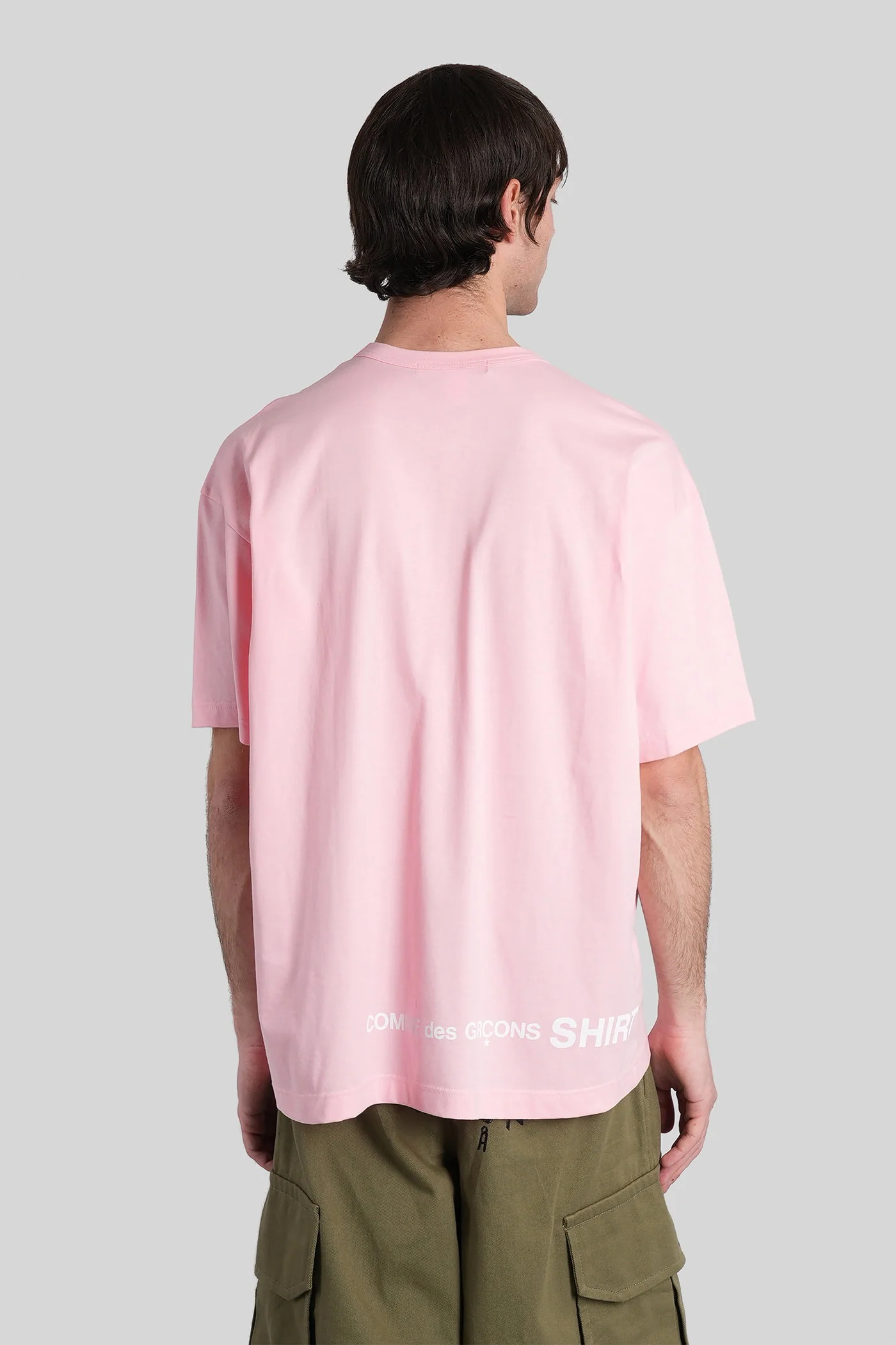T-Shirt in rose-pink cotton - Image 3