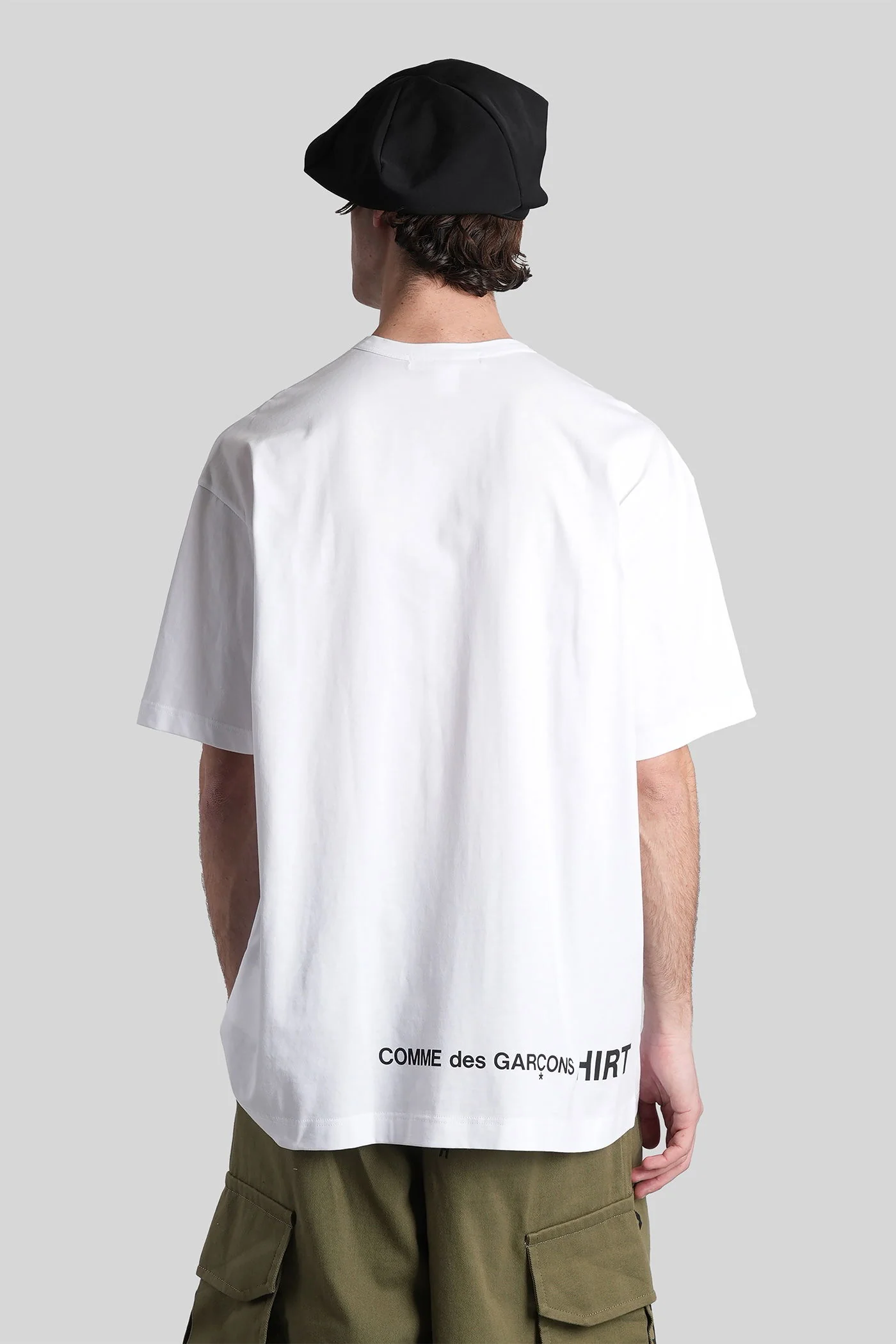 T-Shirt in white cotton - Image 2