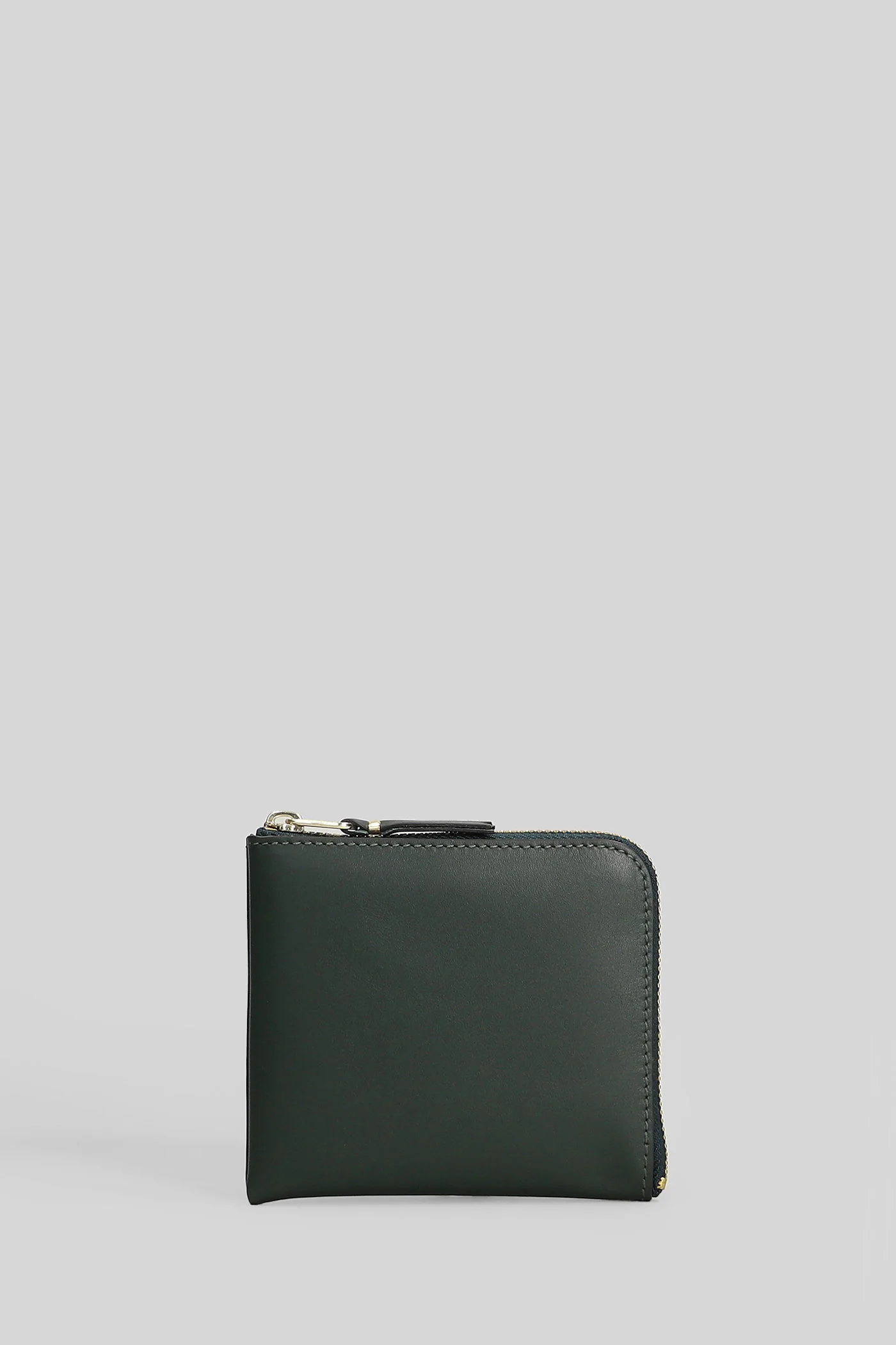Wallet in green leather