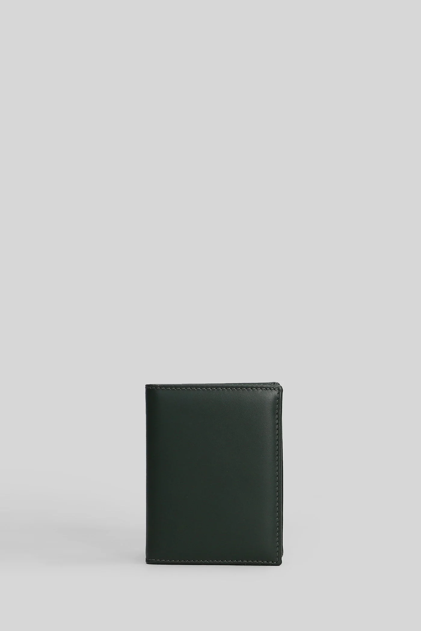 Wallet in green leather