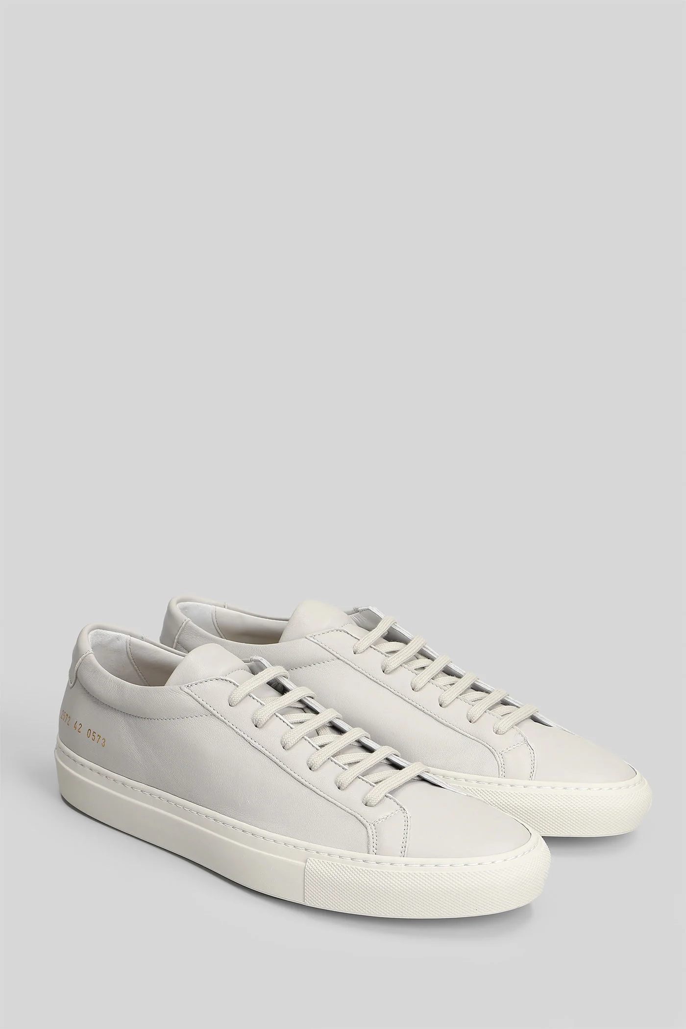 Achilles premium Sneakers in grey leather - Image 2