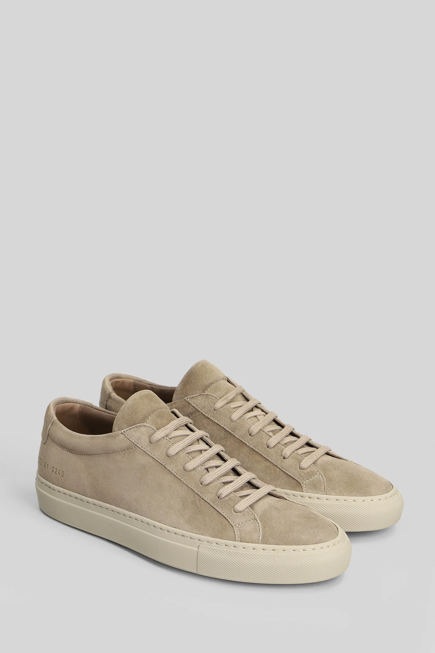 Achilles premium Sneakers in taupe suede - Image 2