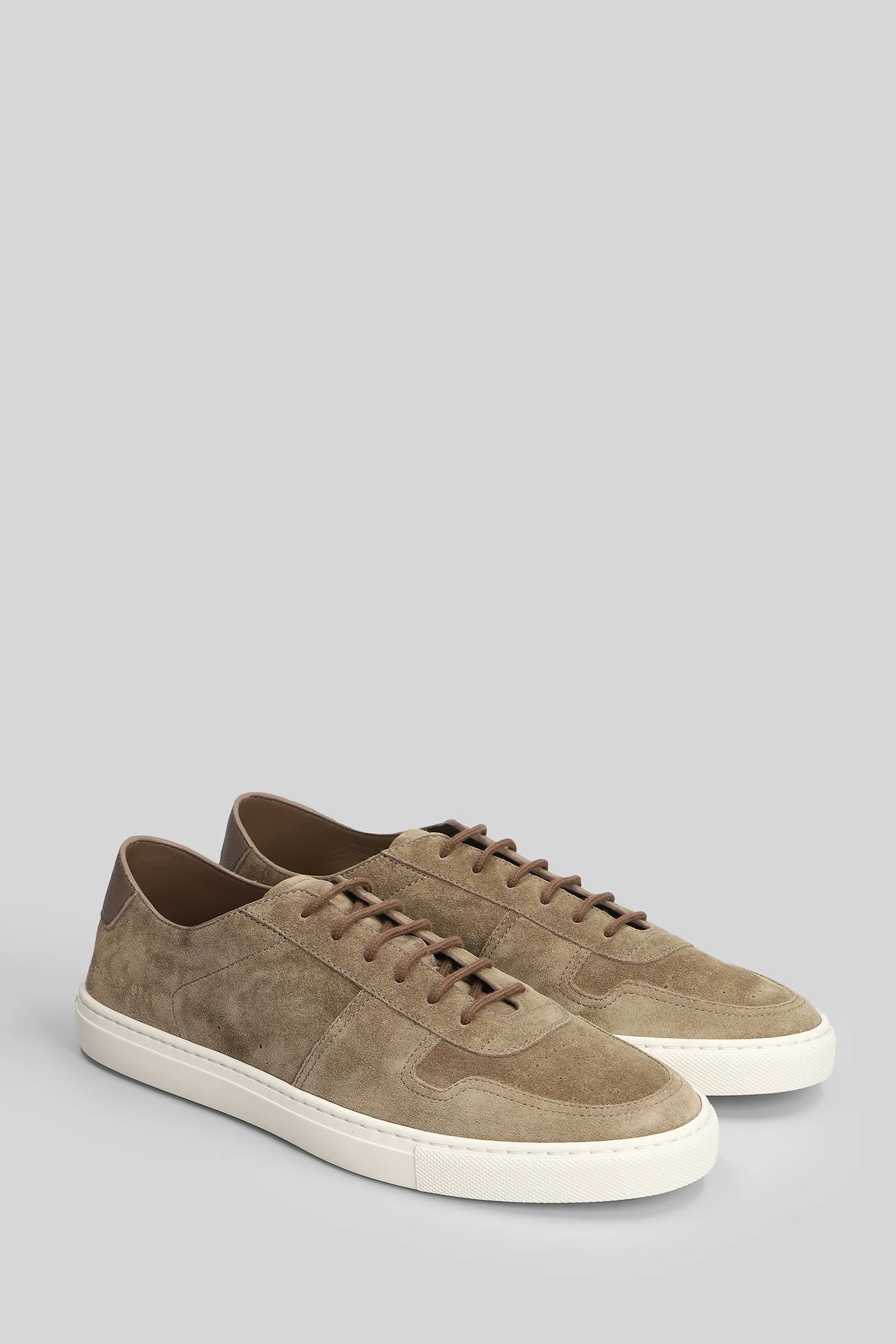 Bball slim Sneakers in taupe suede - Image 2