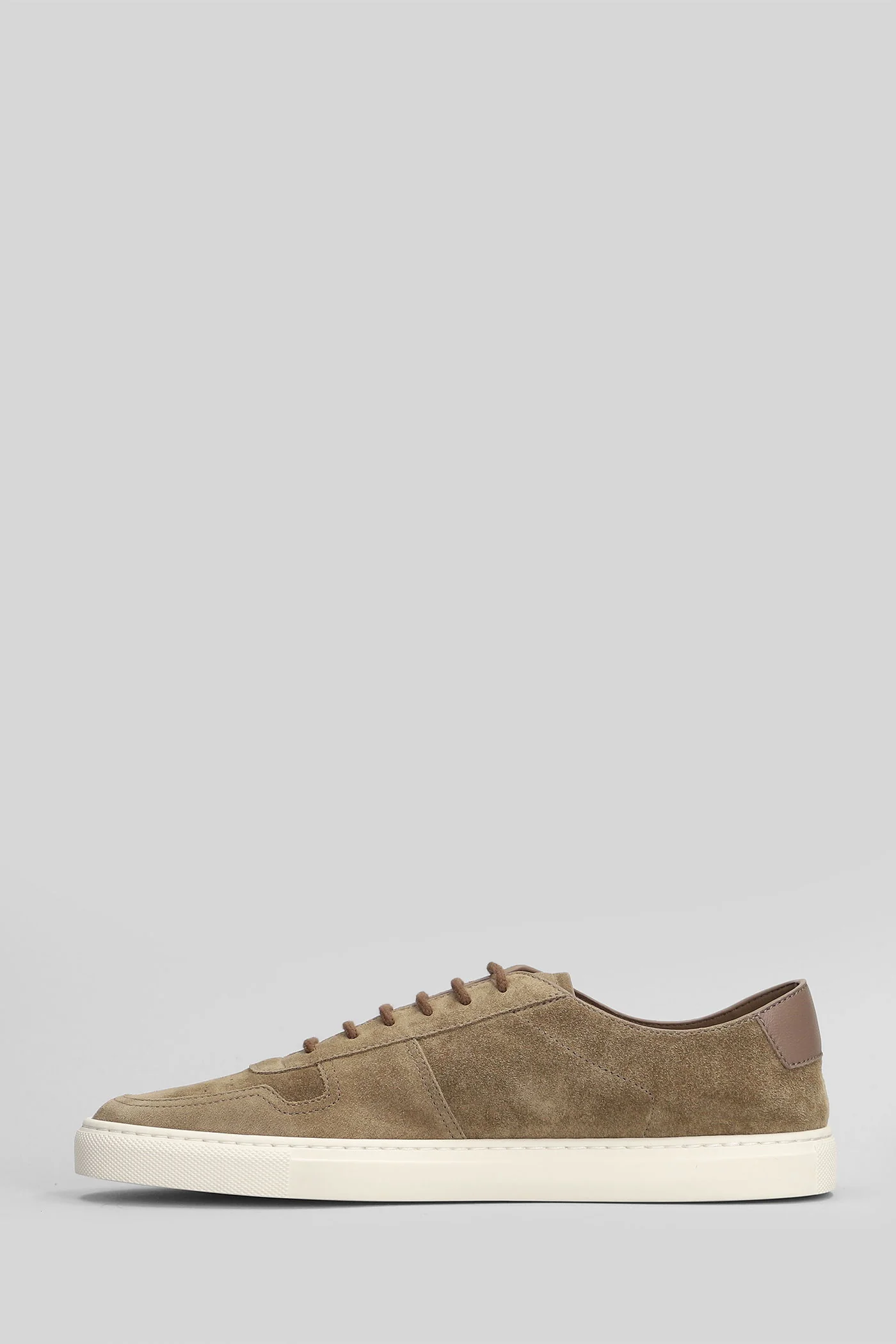 Bball slim Sneakers in taupe suede - Image 3