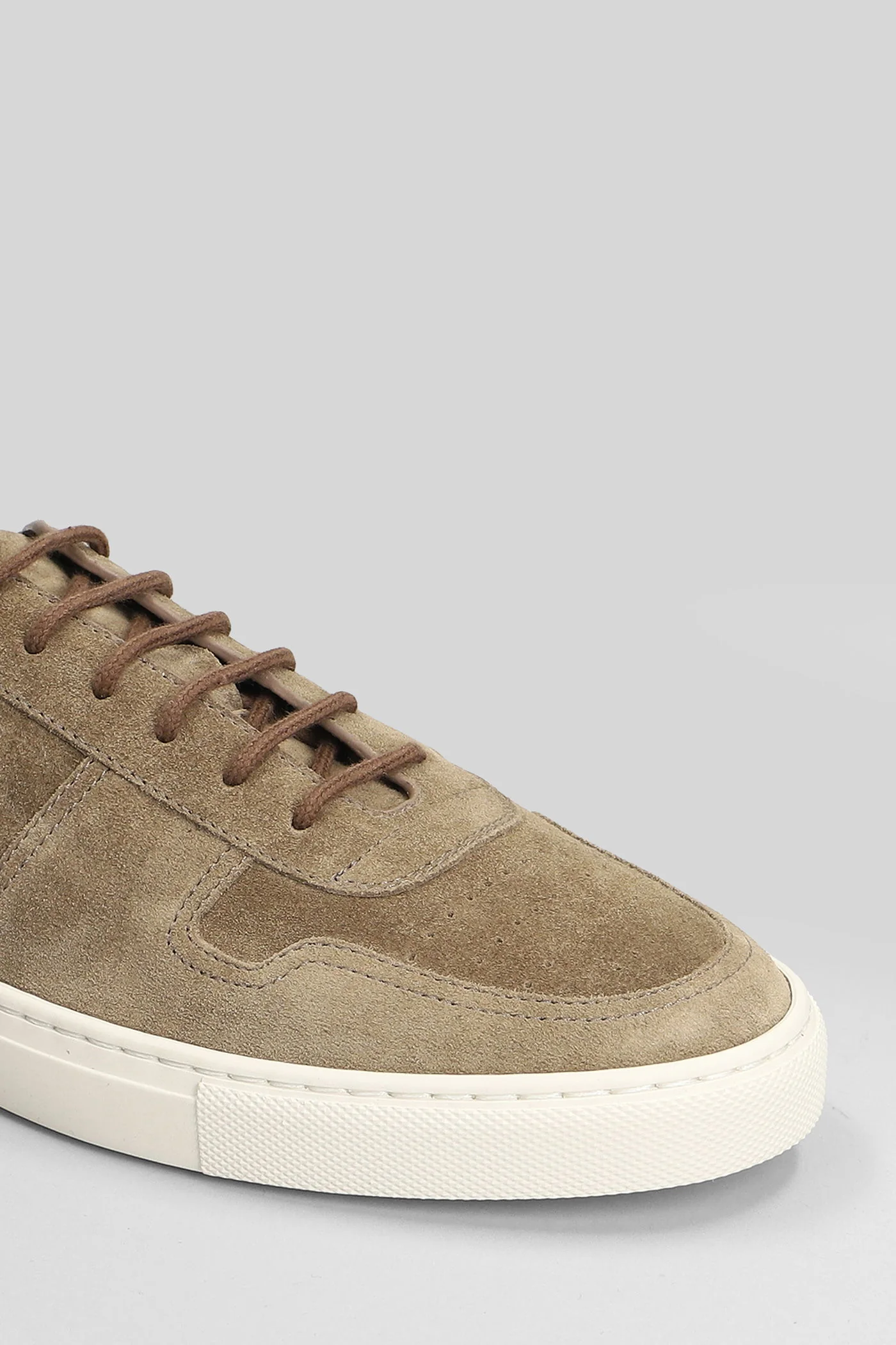 Bball slim Sneakers in taupe suede - Image 5