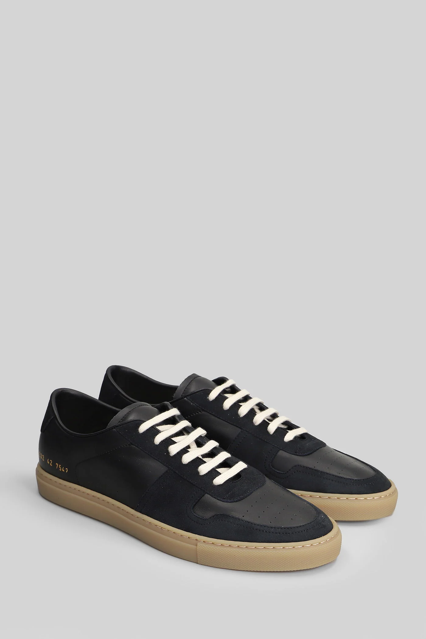 Bball Sneakers in black leather - Image 2