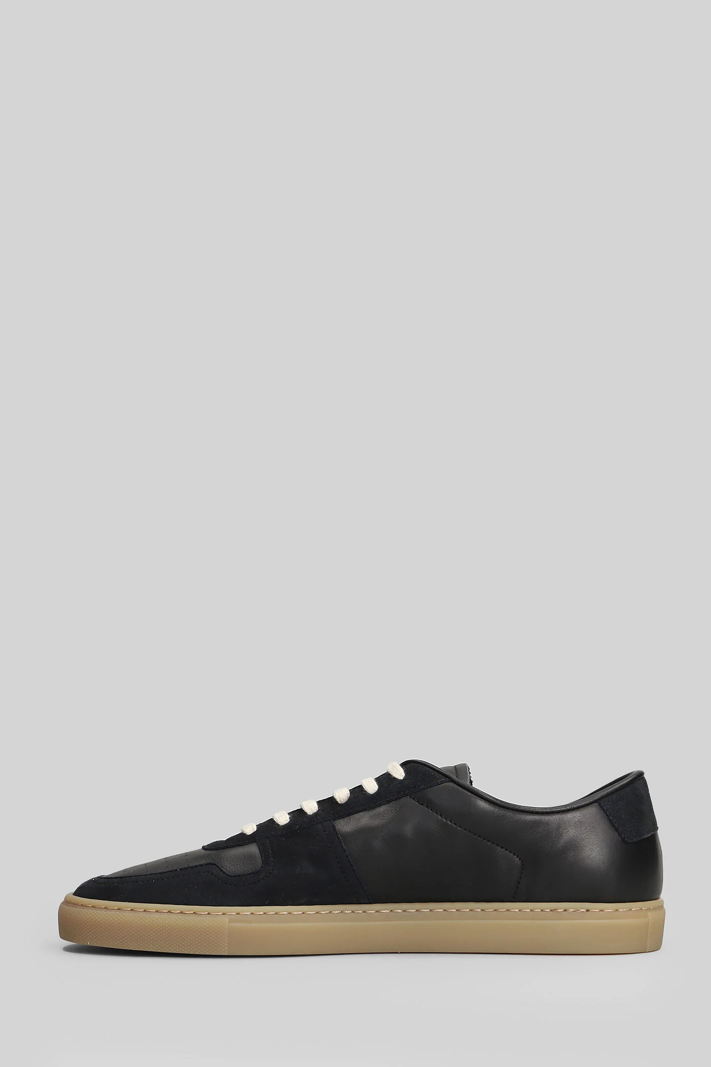 Bball Sneakers in black leather - Image 3