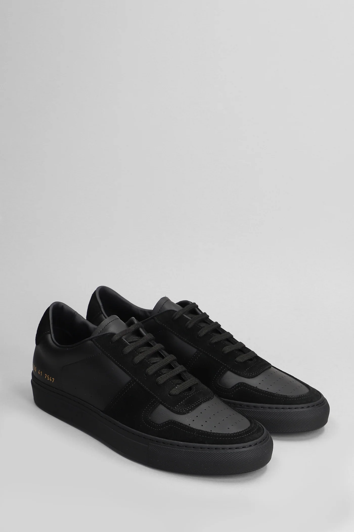 Bball Sneakers in black suede and leather - Image 2