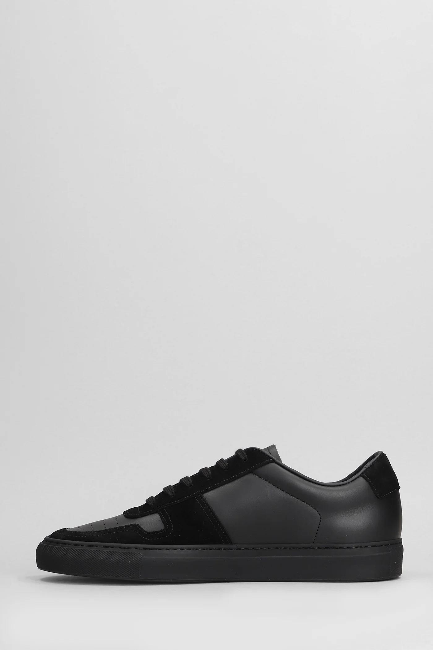 Bball Sneakers in black suede and leather - Image 3